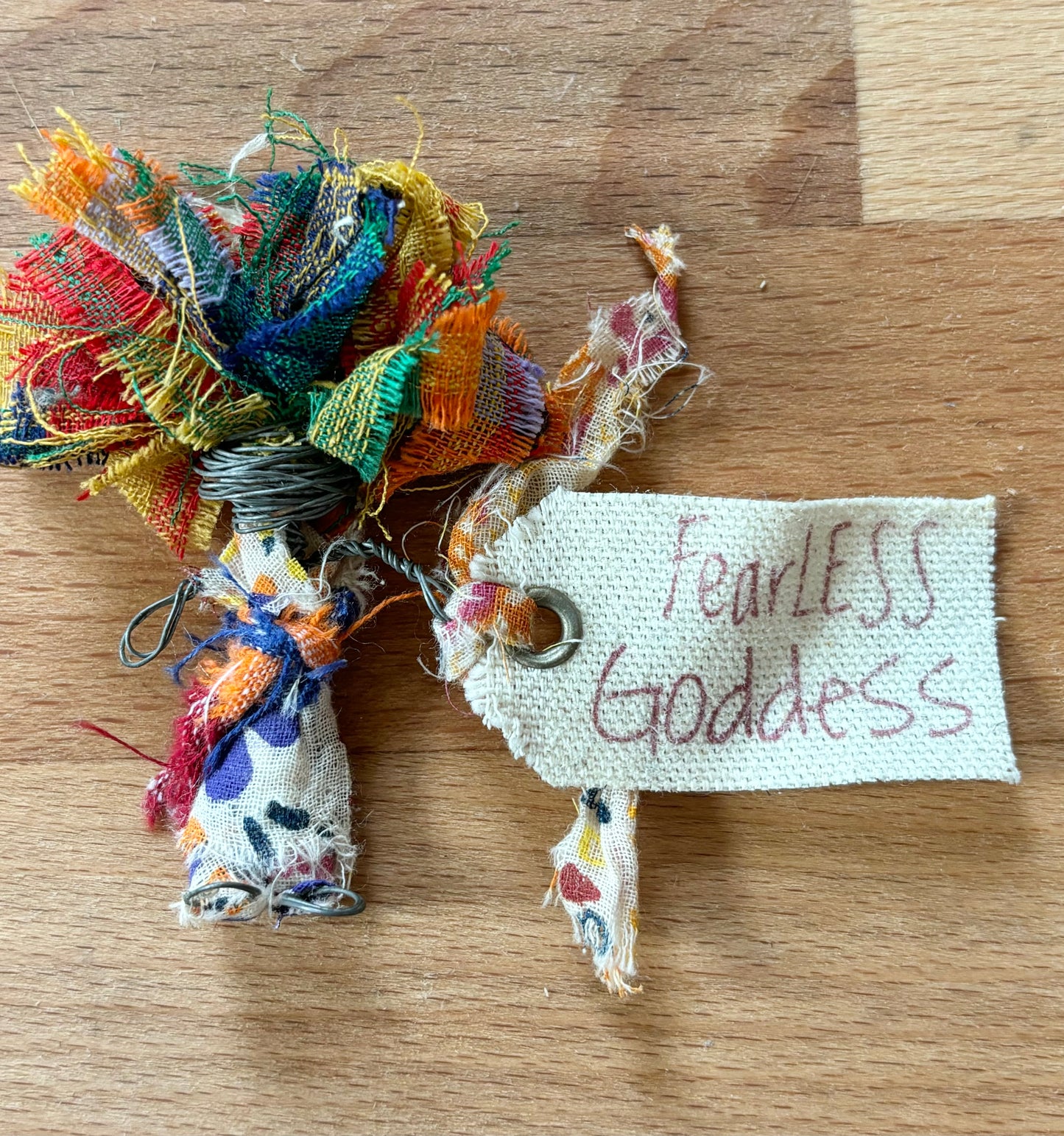 Handmade FearLESS Goddess Healing Doll Gift Set
