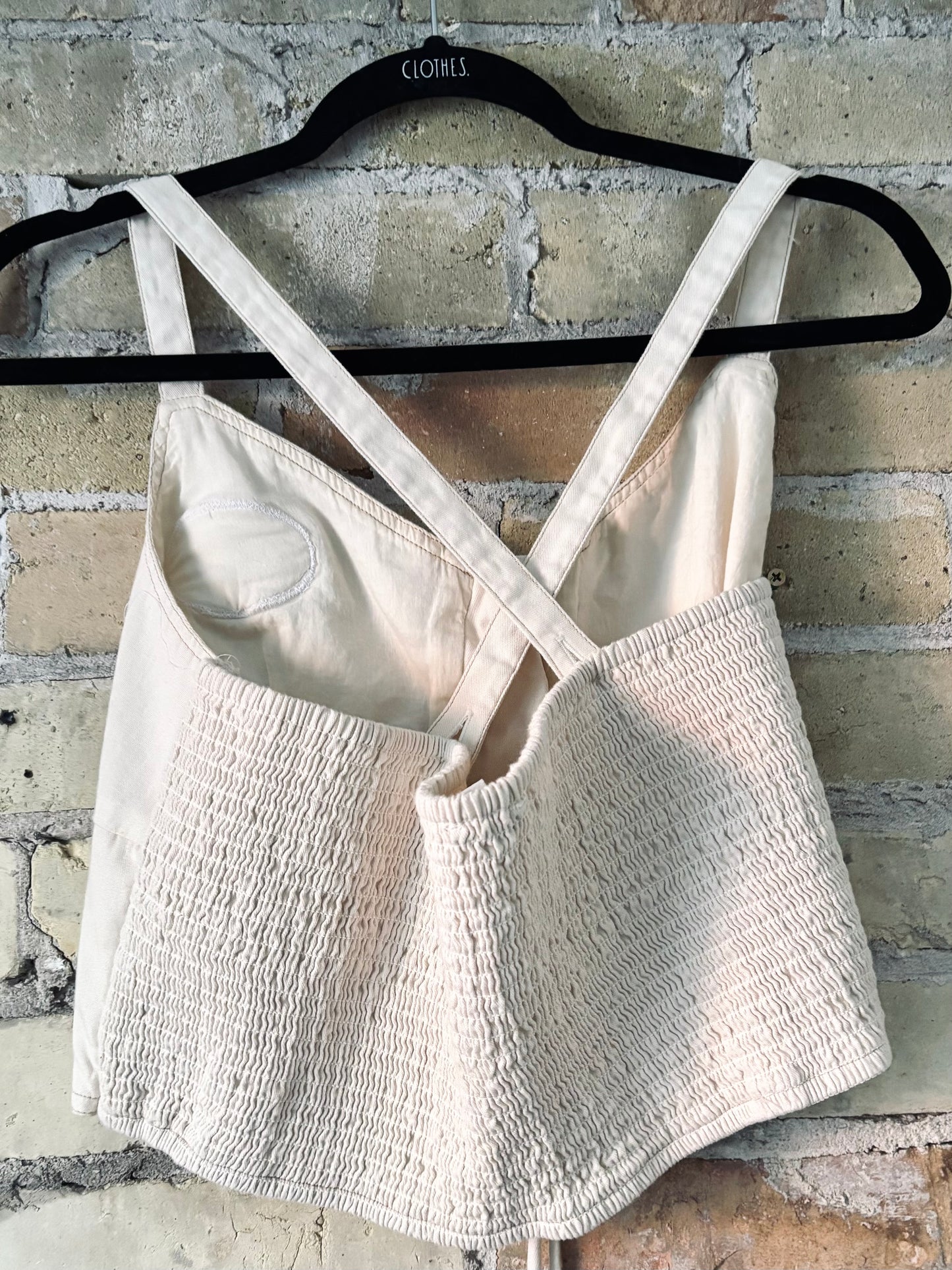 Reworked GameDay Corset tank top