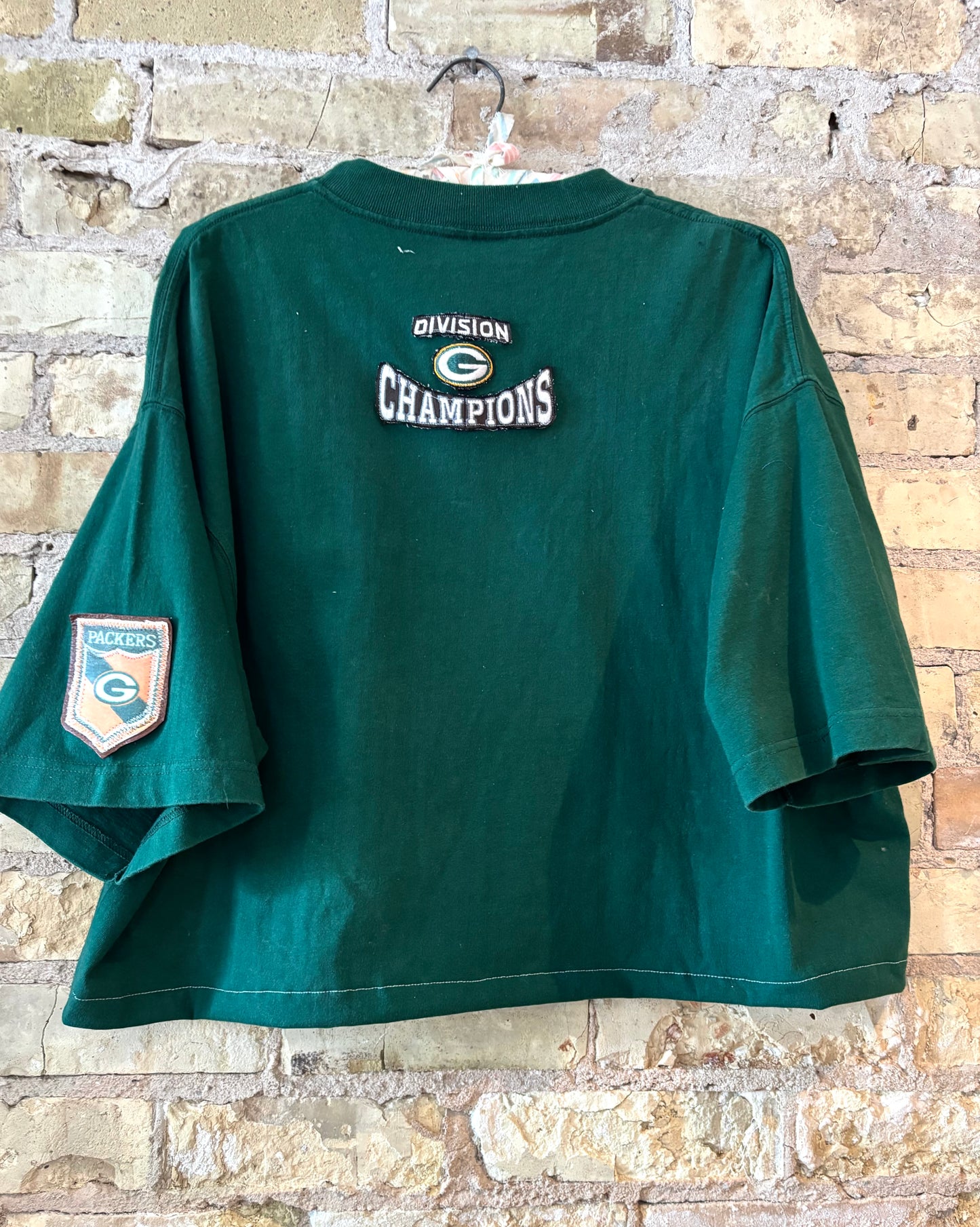 Reworked 90s Green Bay Packers Oversized Crewneck T-shirt