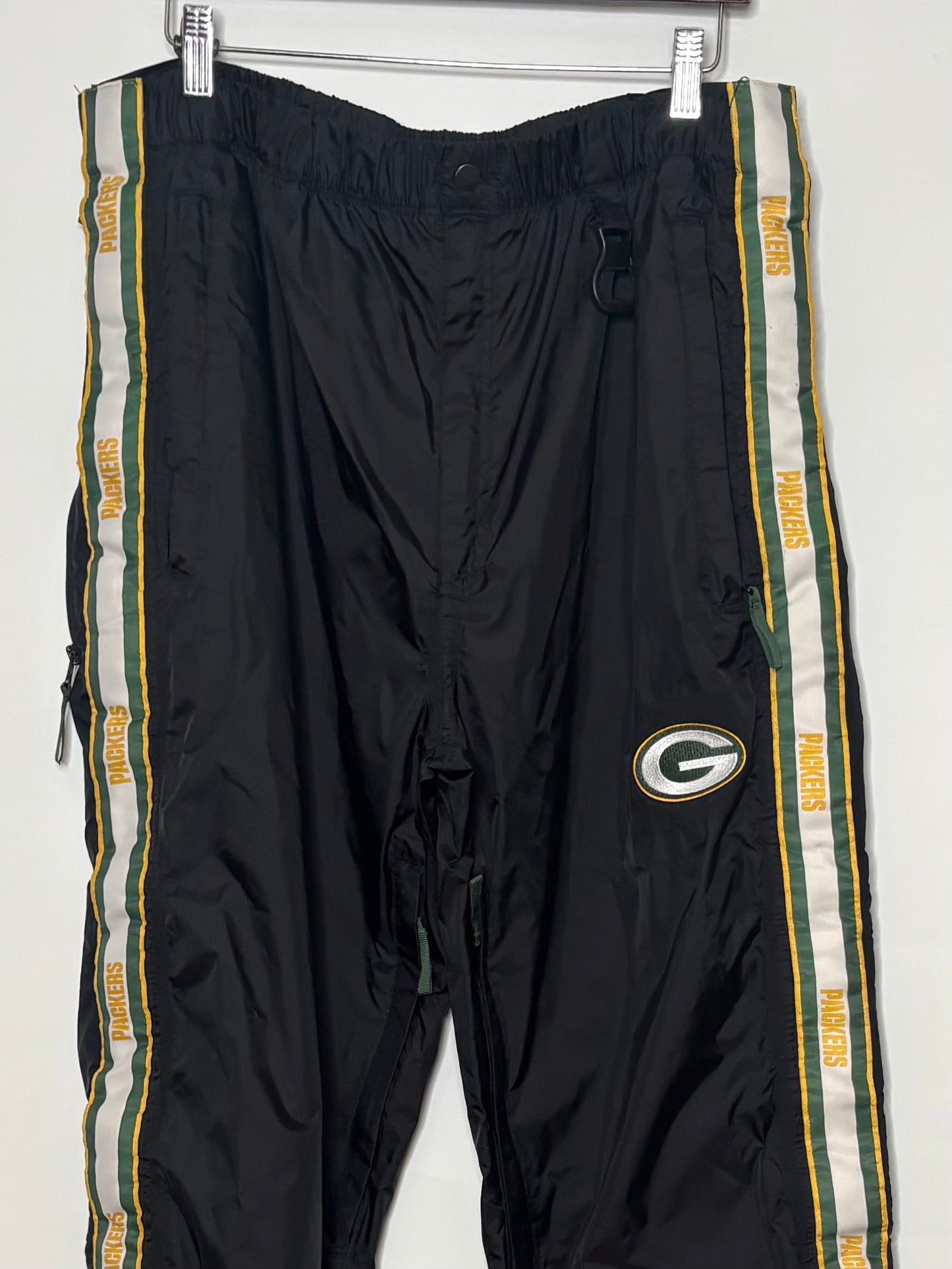 Vintage Packers Tear away Windbreaker Sweats Track Pants