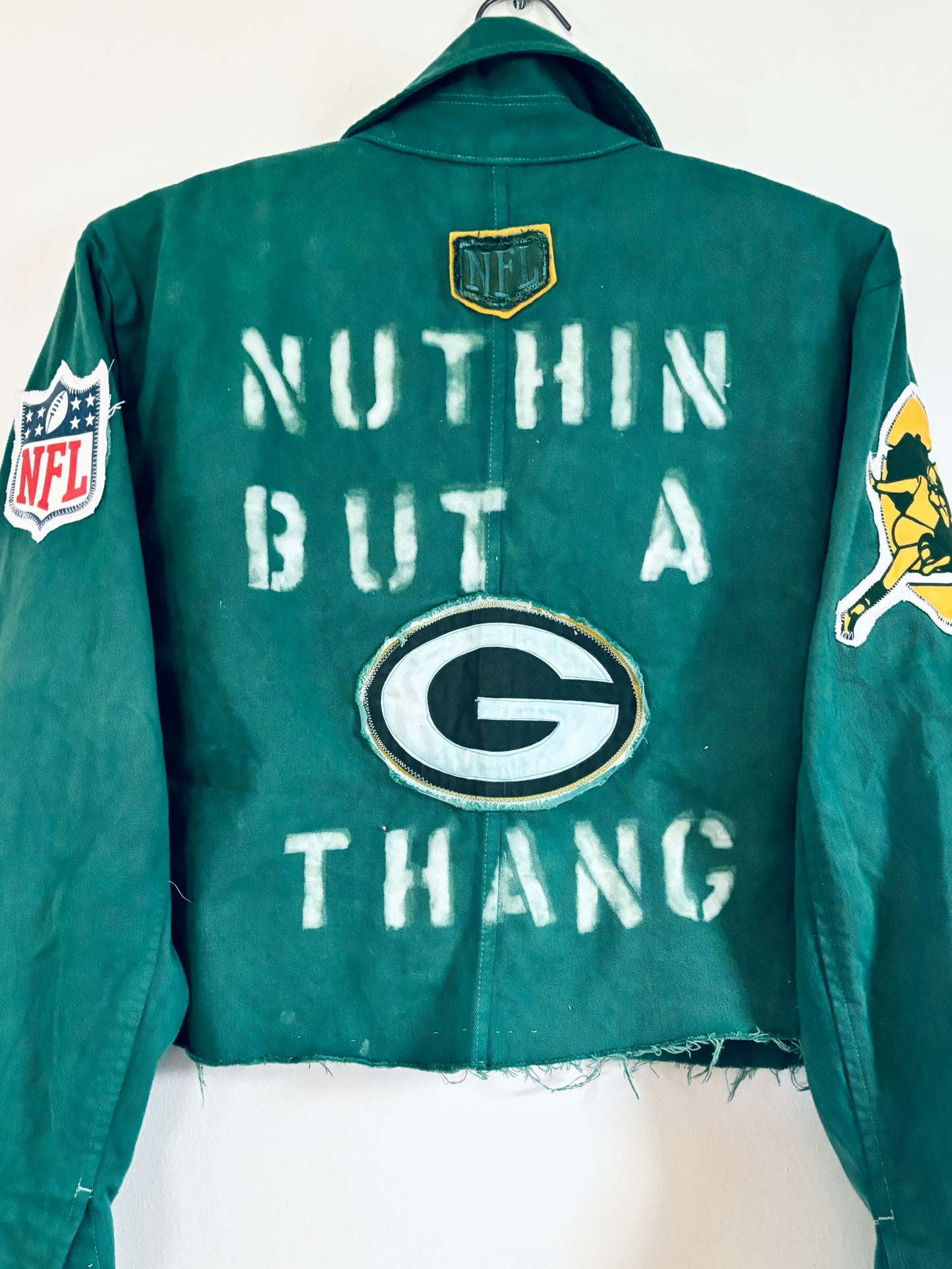 Reworked Over dyed Cotton Game Day Jacket