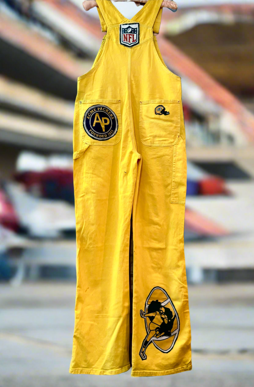Reworked over dyed Dickies Game Day Bib Overalls