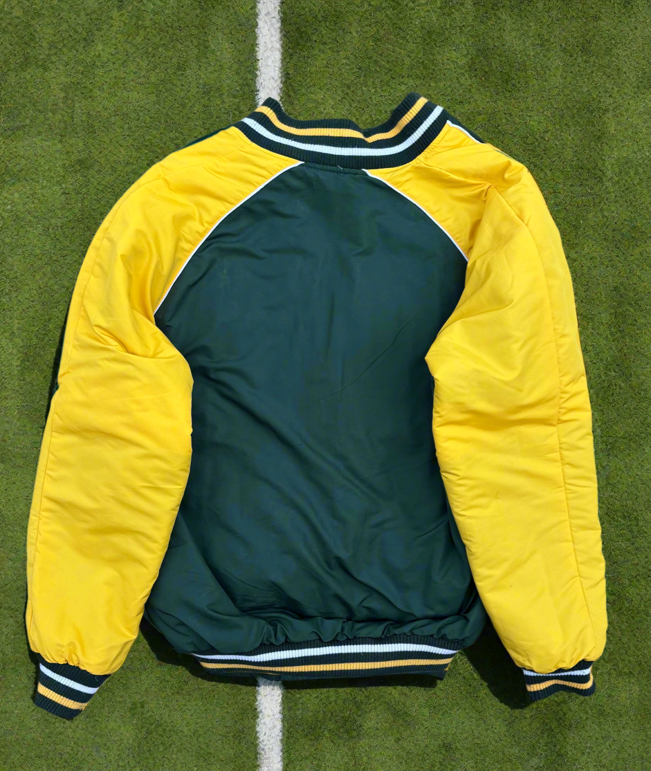 Vintage Reversible Green Bay Packers Bomber varsity Jacket