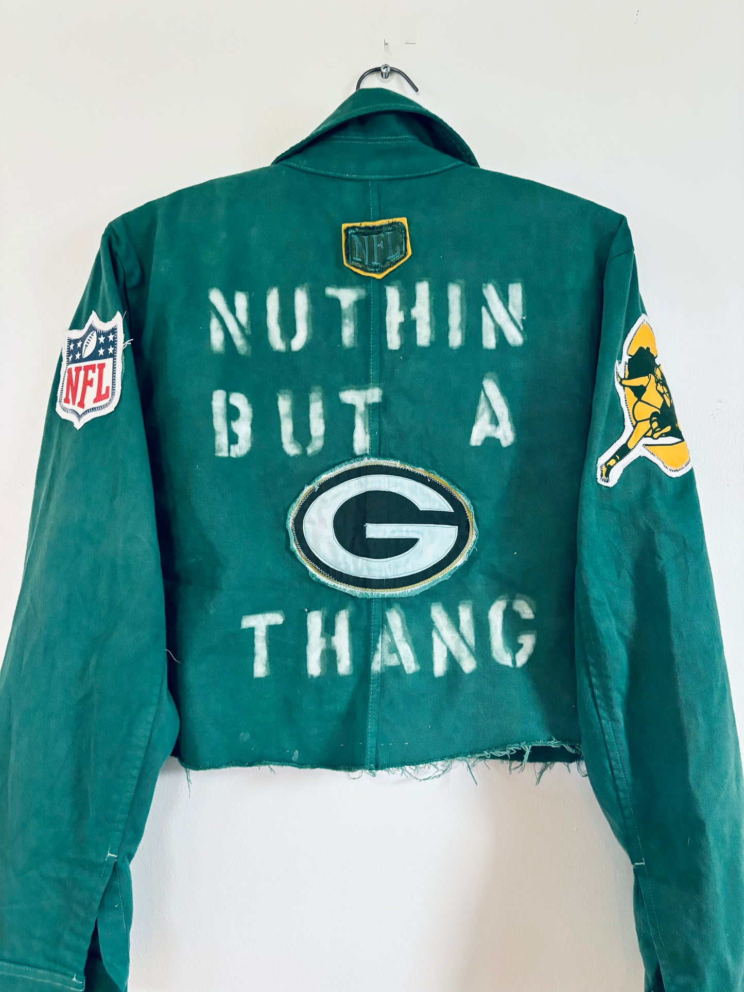 Reworked Over dyed Cotton Game Day Jacket