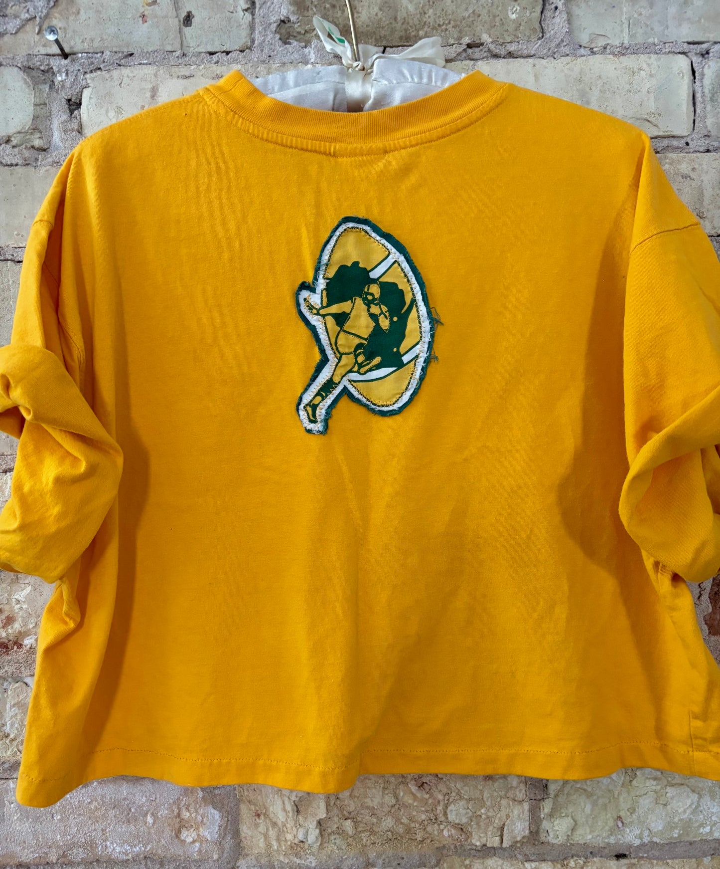 Reworked Vintage Green Bay Packers Gridiron Classic Throwback Crewneck Tee