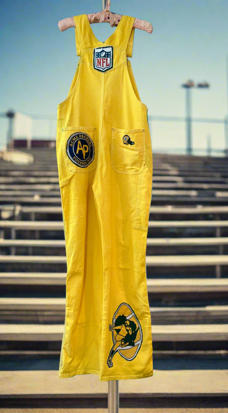 Reworked over dyed Dickies Game Day Bib Overalls