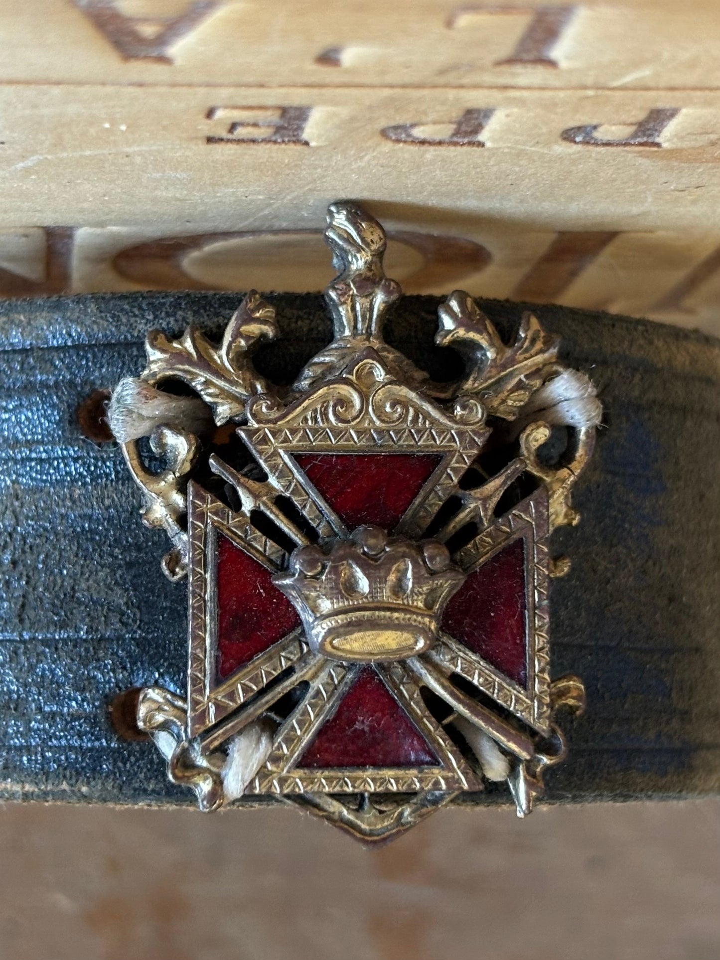 Handmade reclaimed Leather Gypsy Bracelet