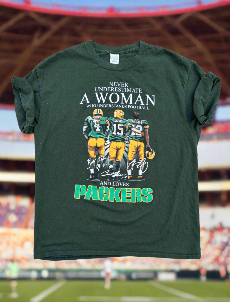 Retro Green Bay Packers Quarterbacks Graphic Tee