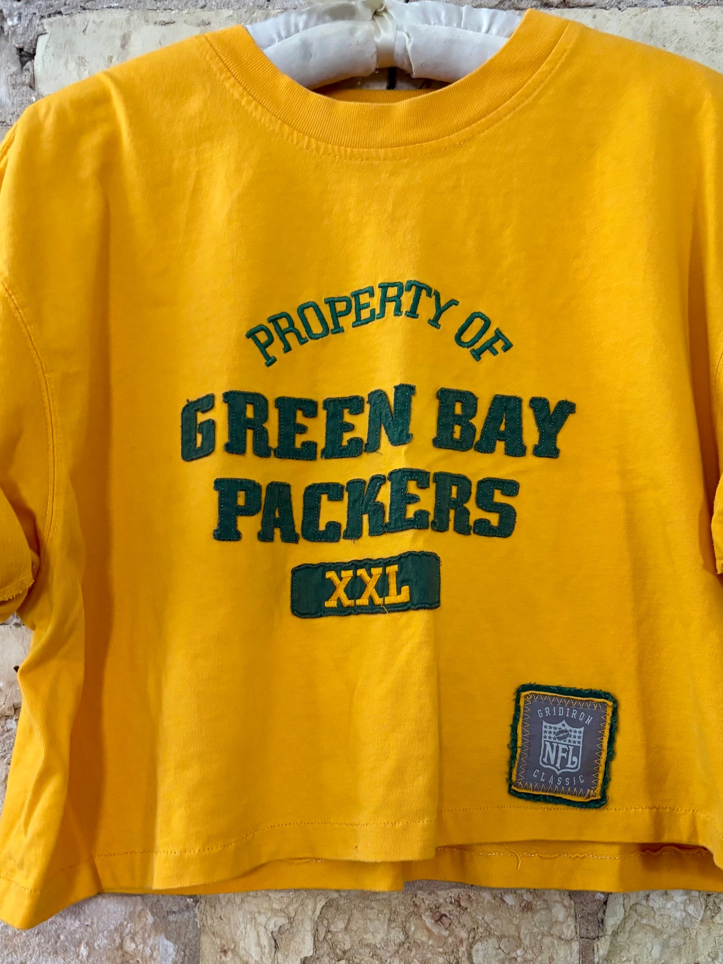 Reworked Vintage Green Bay Packers Gridiron Classic Throwback Crewneck Tee