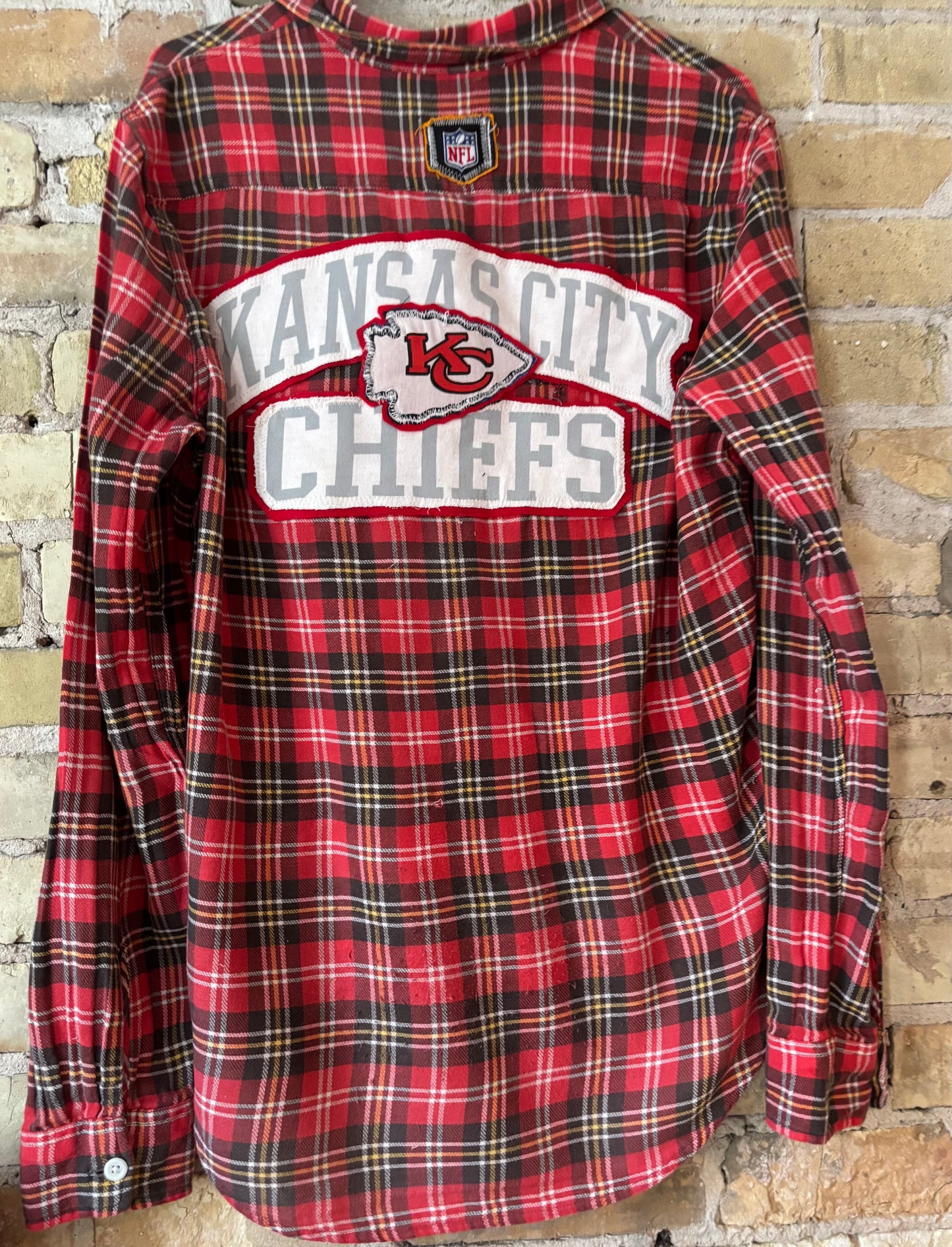 Reworked RL Denim & Supply Game Day Flannel Shirt