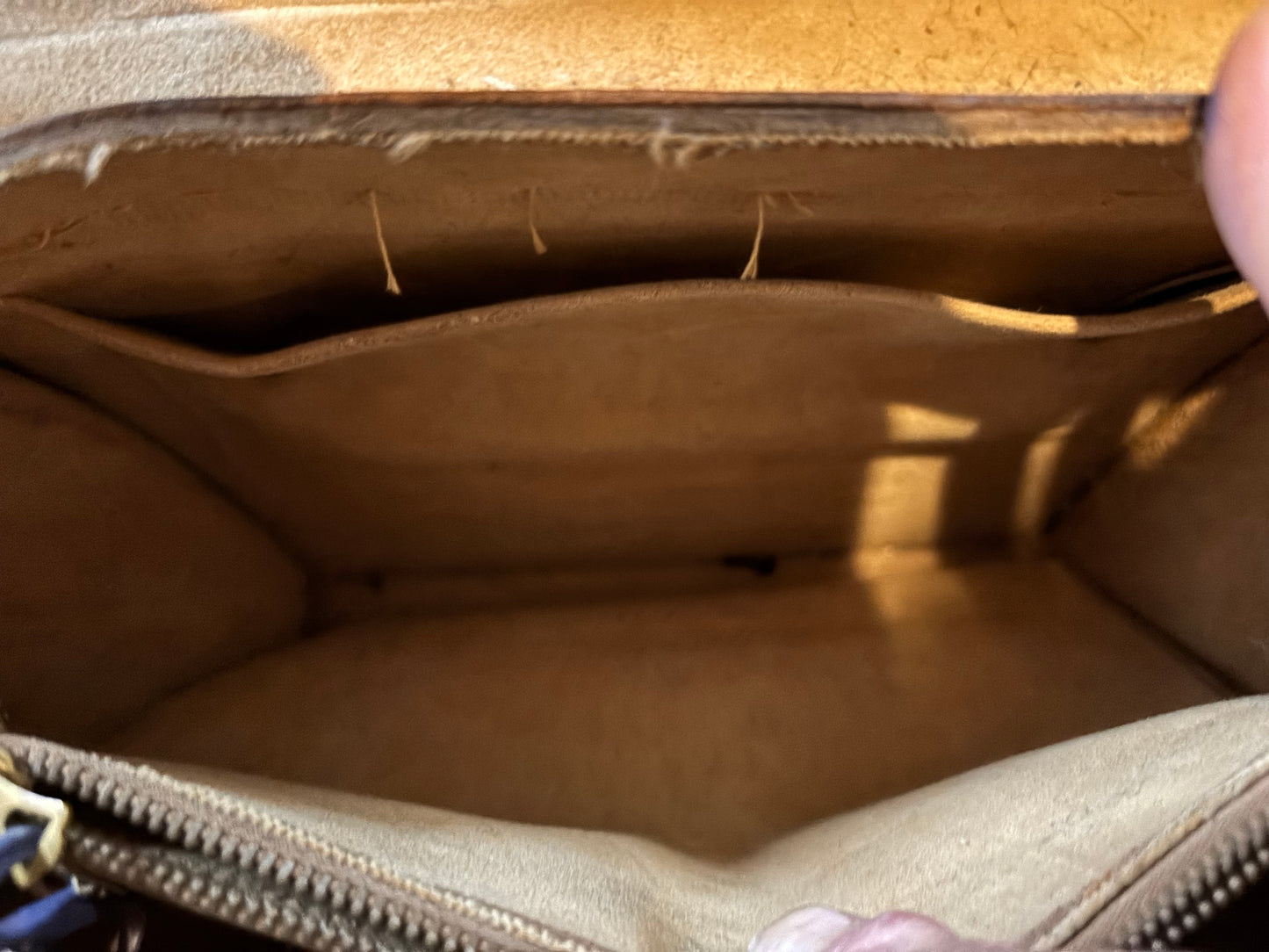 Vintage 70’s Hand Tooled leather Boho Tote Bag