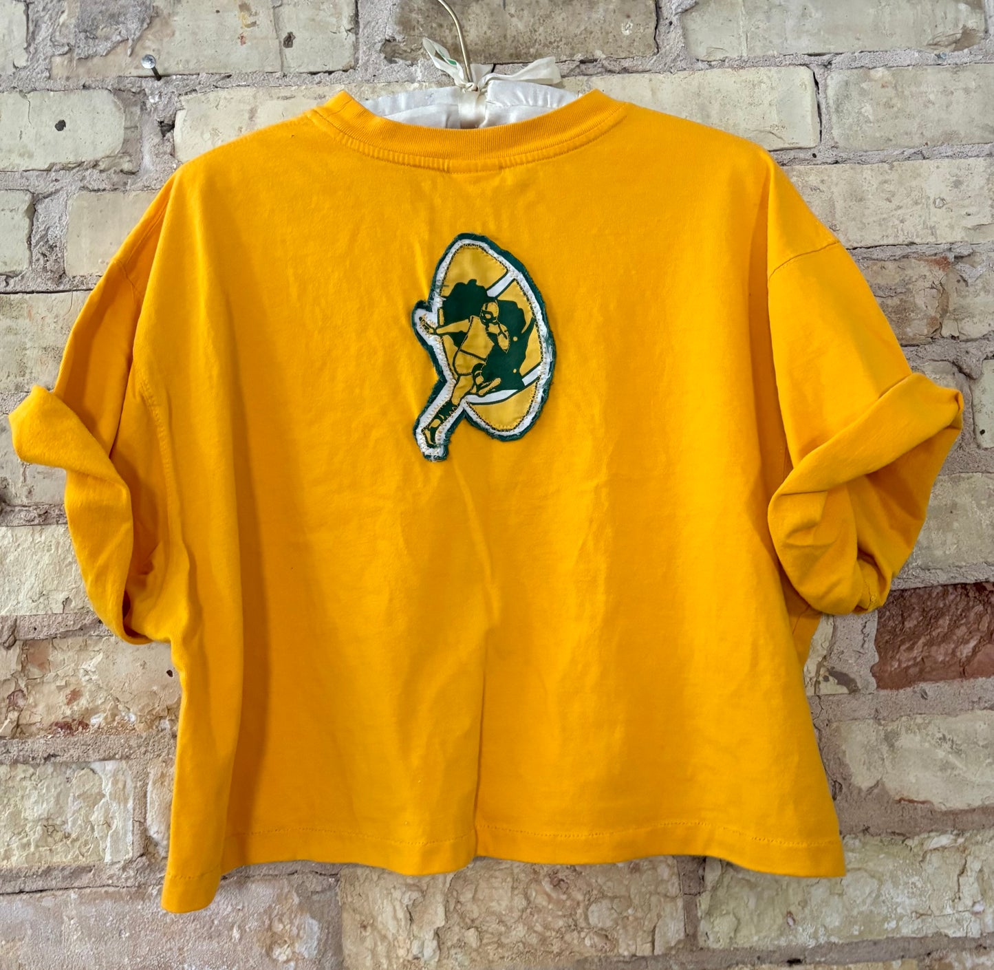 Reworked Vintage Green Bay Packers Gridiron Classic Throwback Crewneck Tee