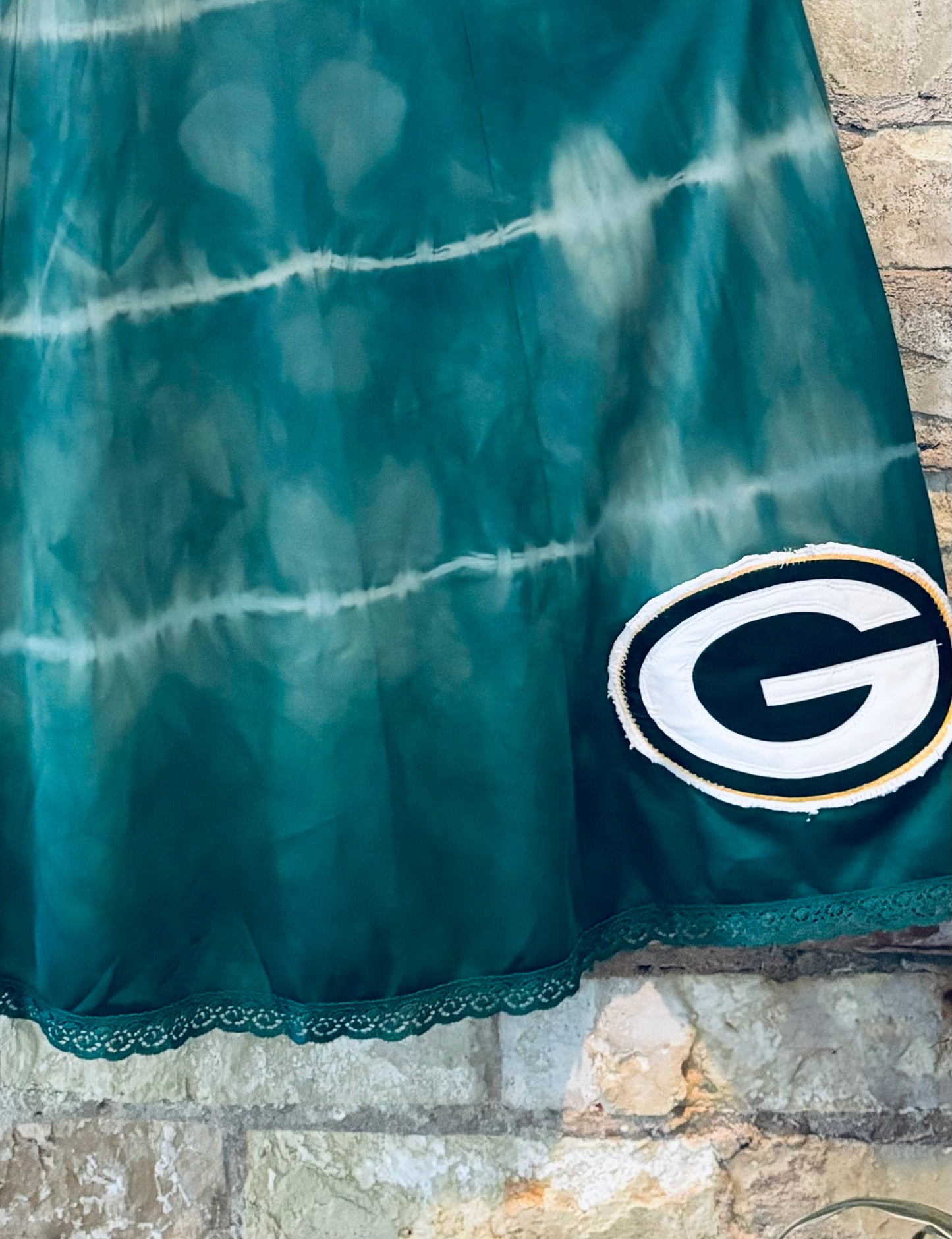 Reworked vintage Hand dyed Game Day Slip Dress