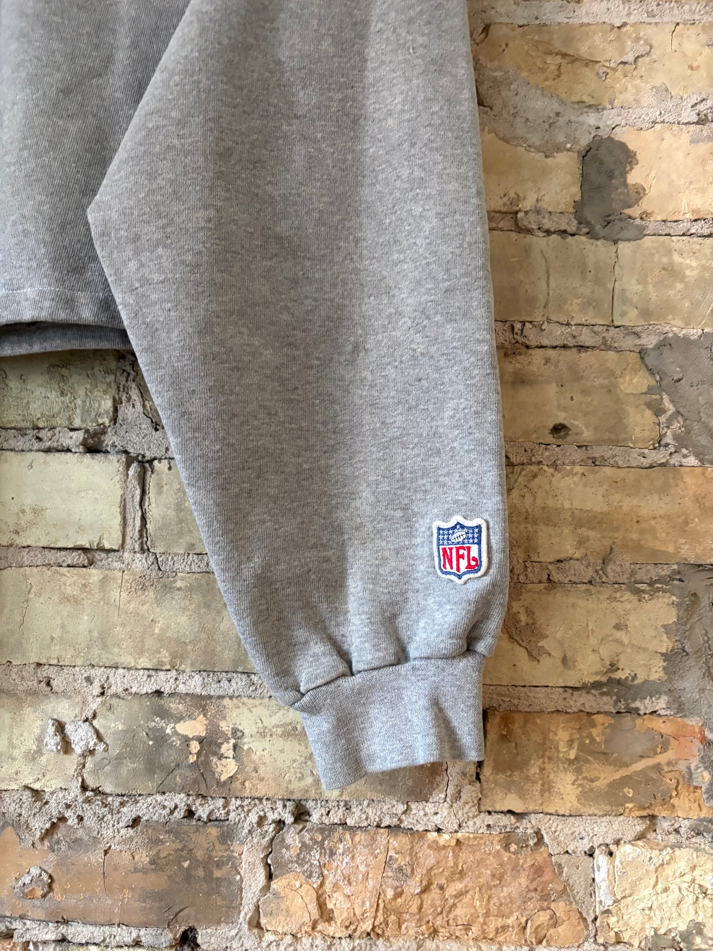 Reworked 90s Cropped off the shoulder Packers GameDay sweatshirt