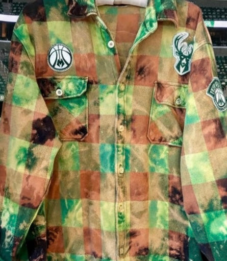 Reworked Game Day Flannel Shirt