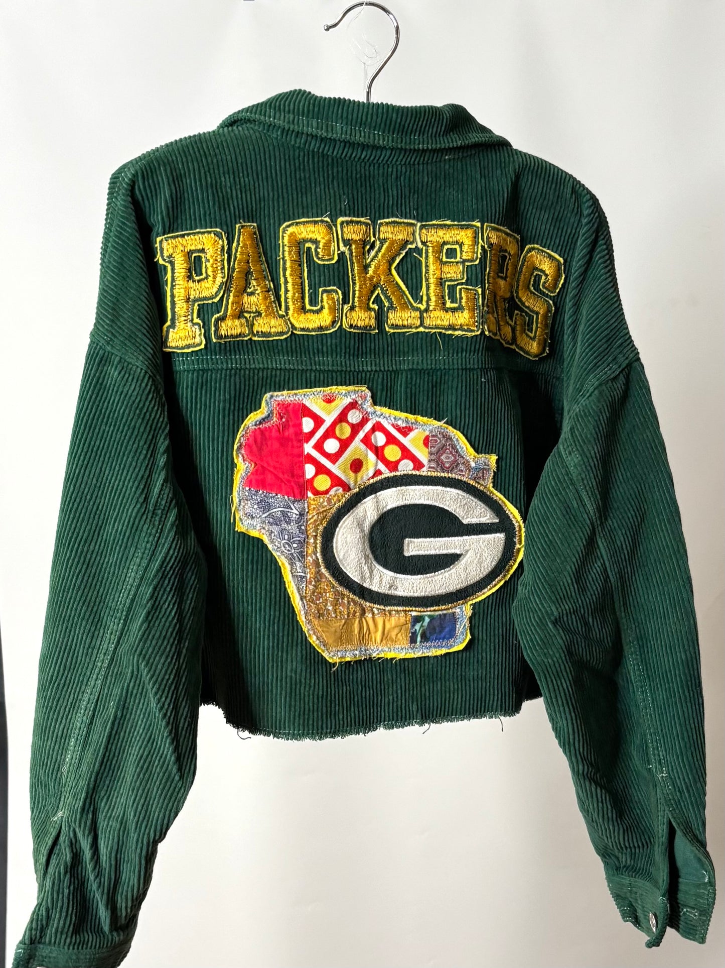 Cropped Corduroy Game Day Jacket