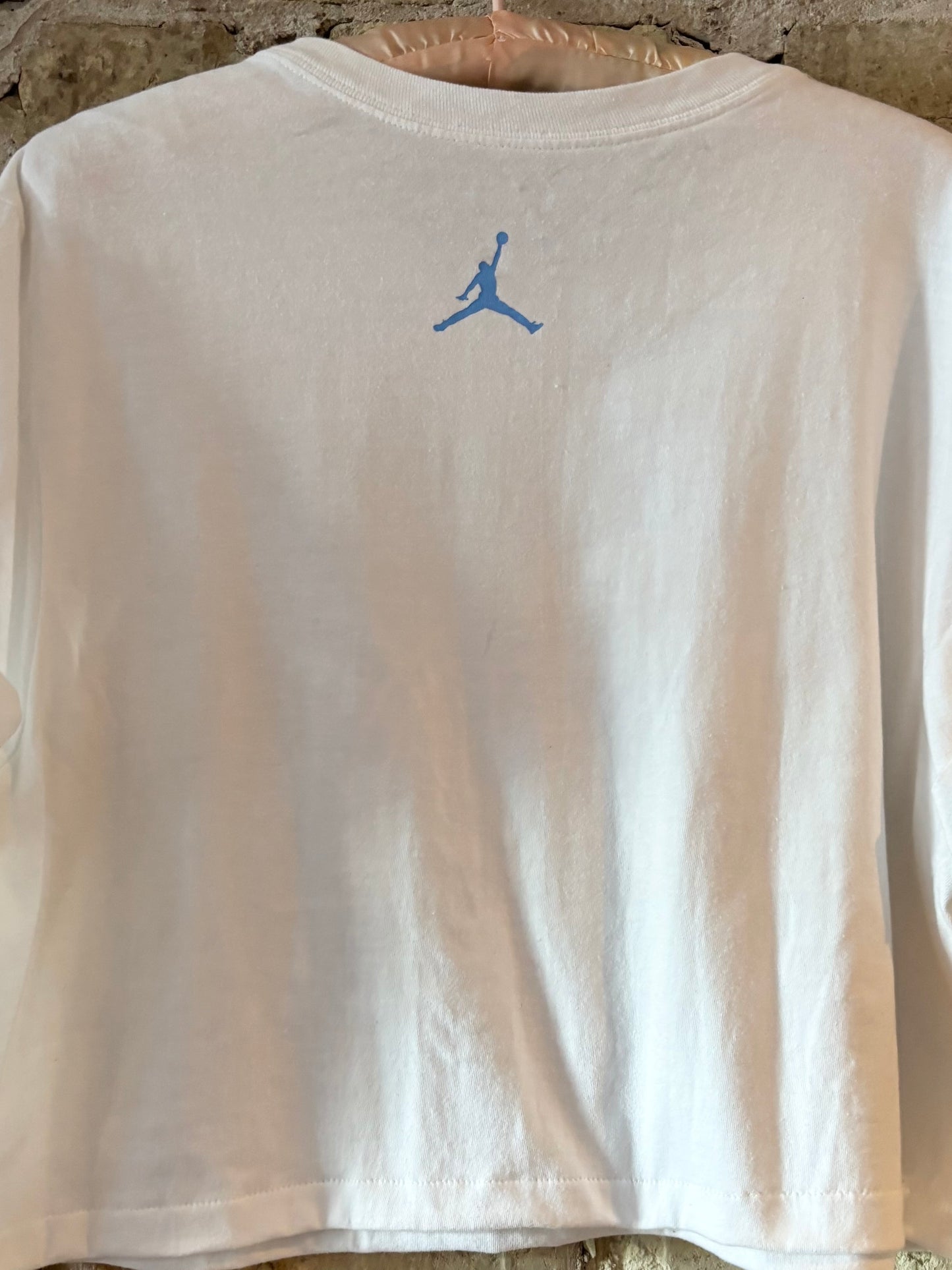 Reworked Retro Marquette University Crop Top Nike T-shirt