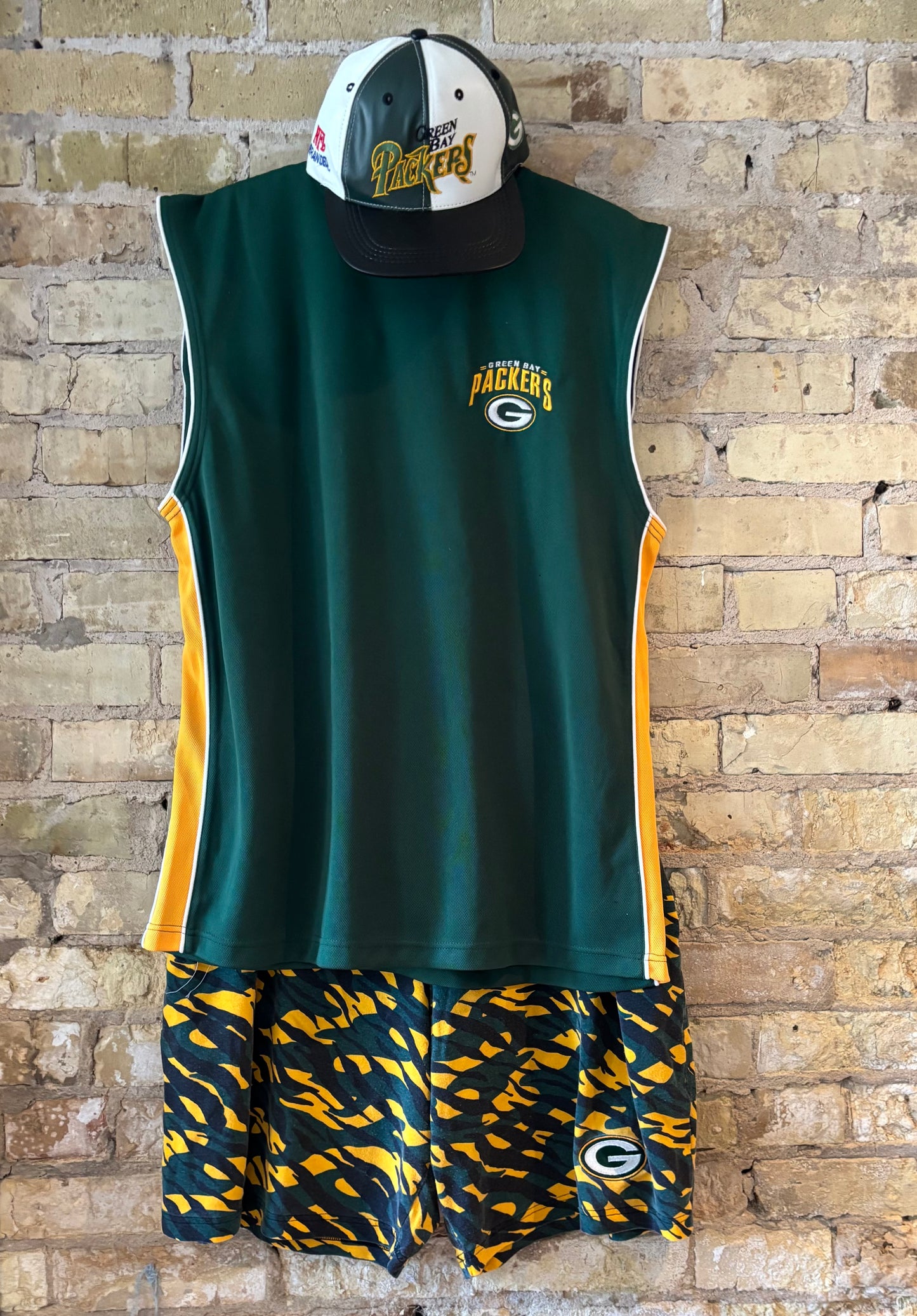 Vintage Y2K Green Bay Packers sleeveless Jersey