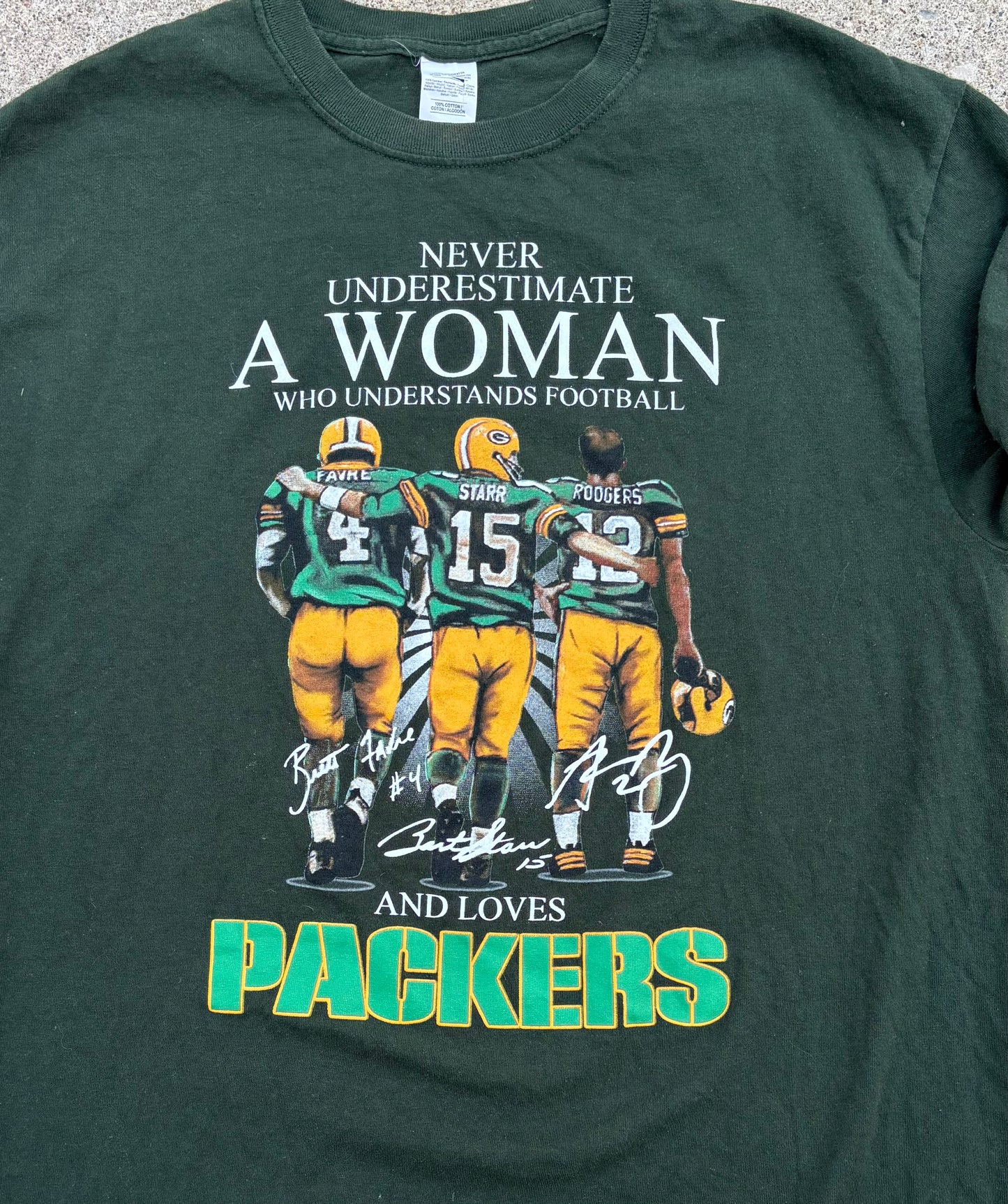 Retro Green Bay Packers Quarterbacks Graphic Tee