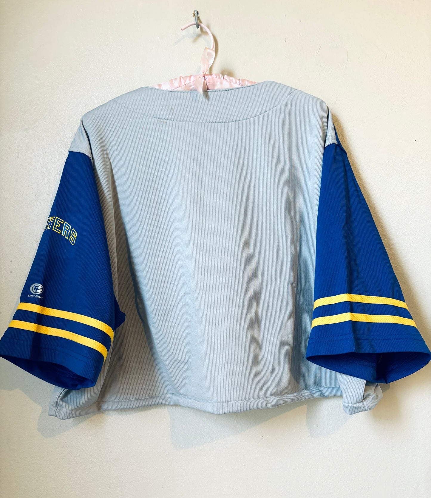 Reclaimed Retro Majestic Button up Throwback Baseball Jersey