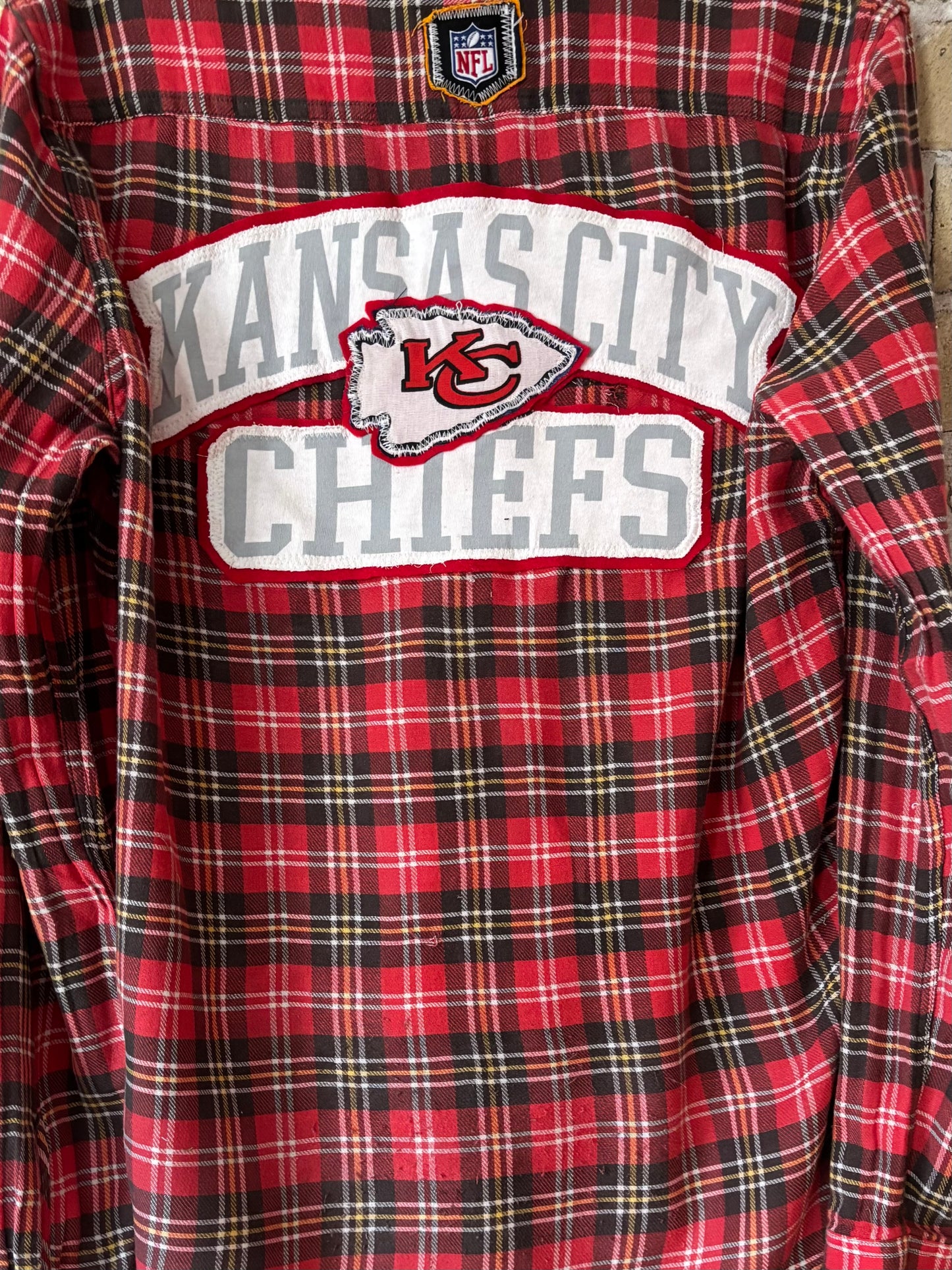 Reworked RL Denim & Supply Game Day Flannel Shirt