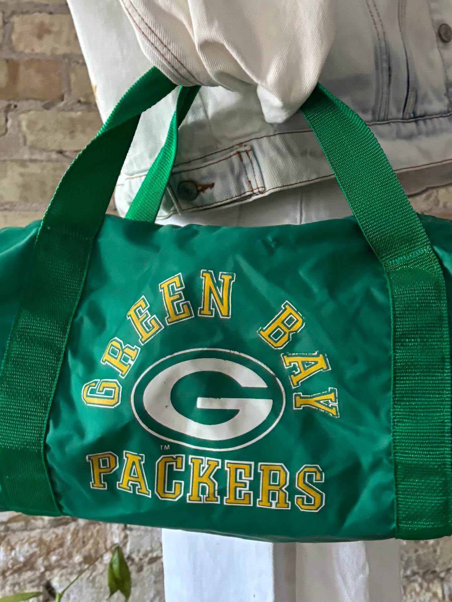 90’s Retro Green Bay Packers Duffle Gym Bag