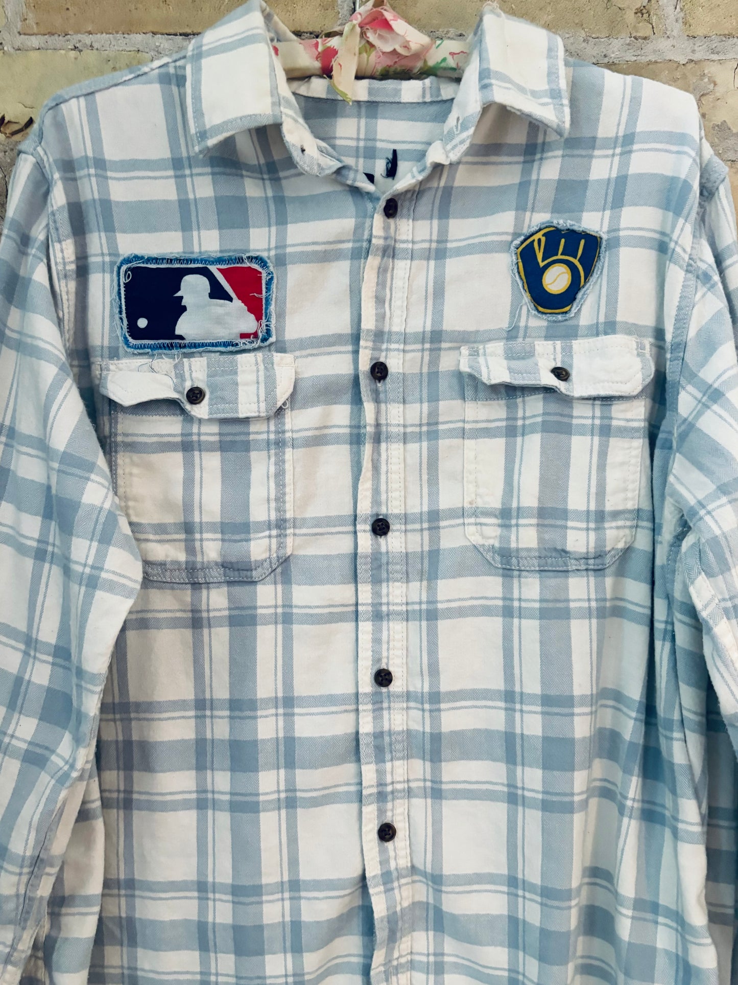 Reworked Brewers Game Day Flannel Shirt