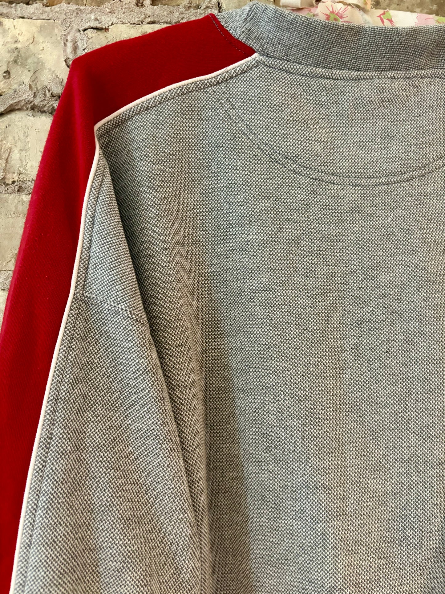 Reworked 90’s Retro Wisconsin Badgers Cropped Crewneck
