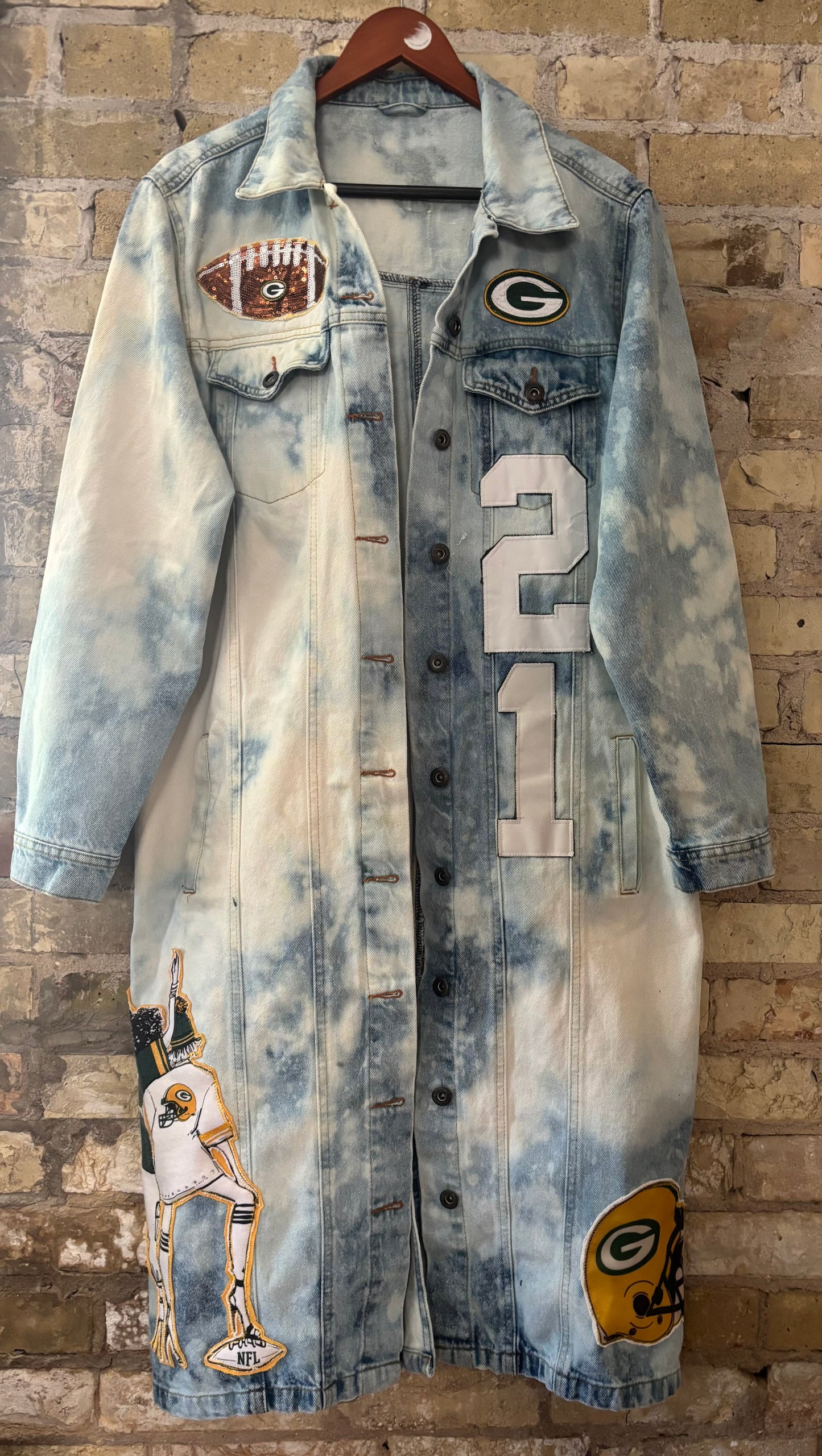 Retro 90’s Oversized Game Day Duster