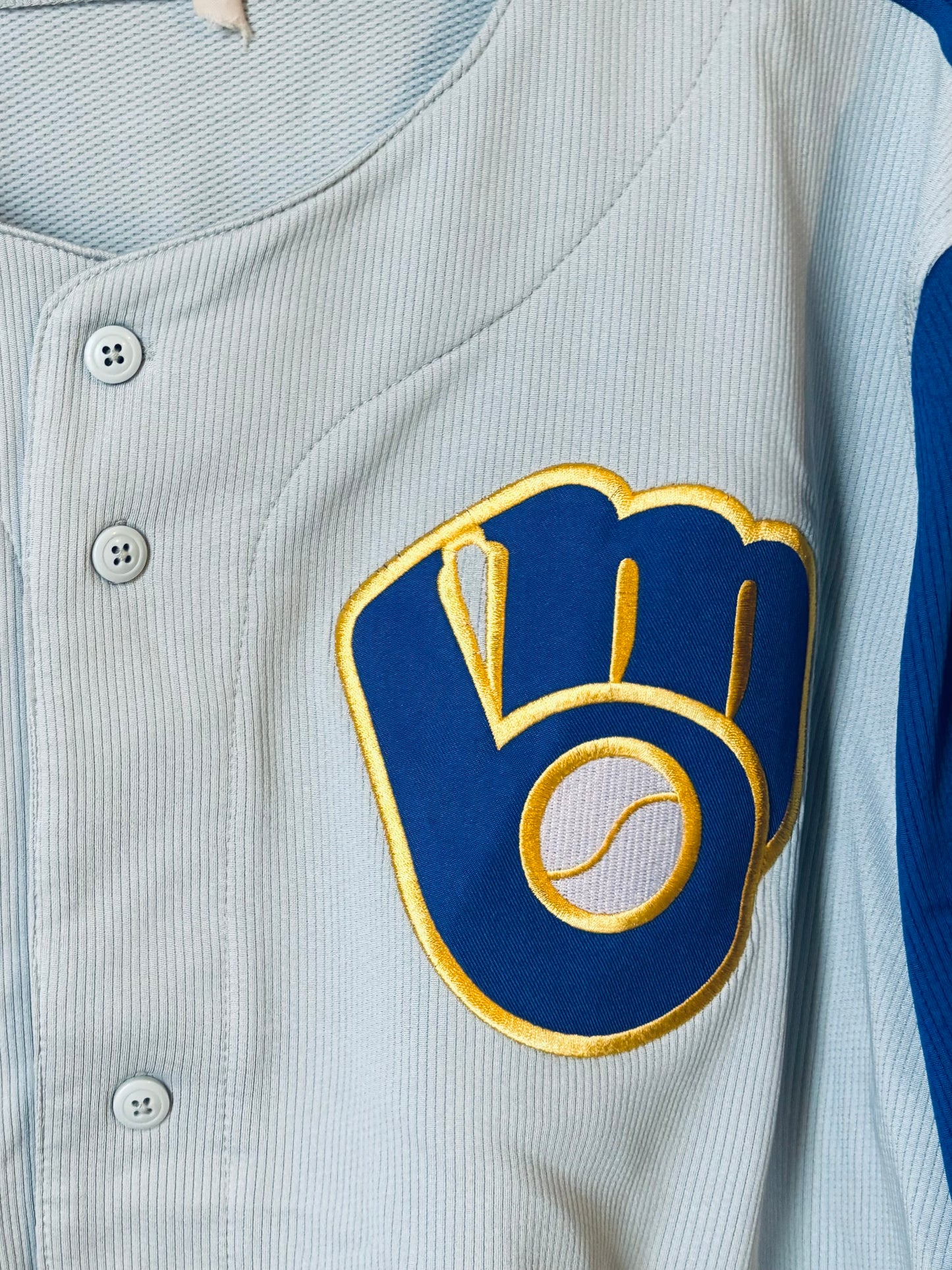 Reclaimed Retro Majestic Button up Throwback Baseball Jersey