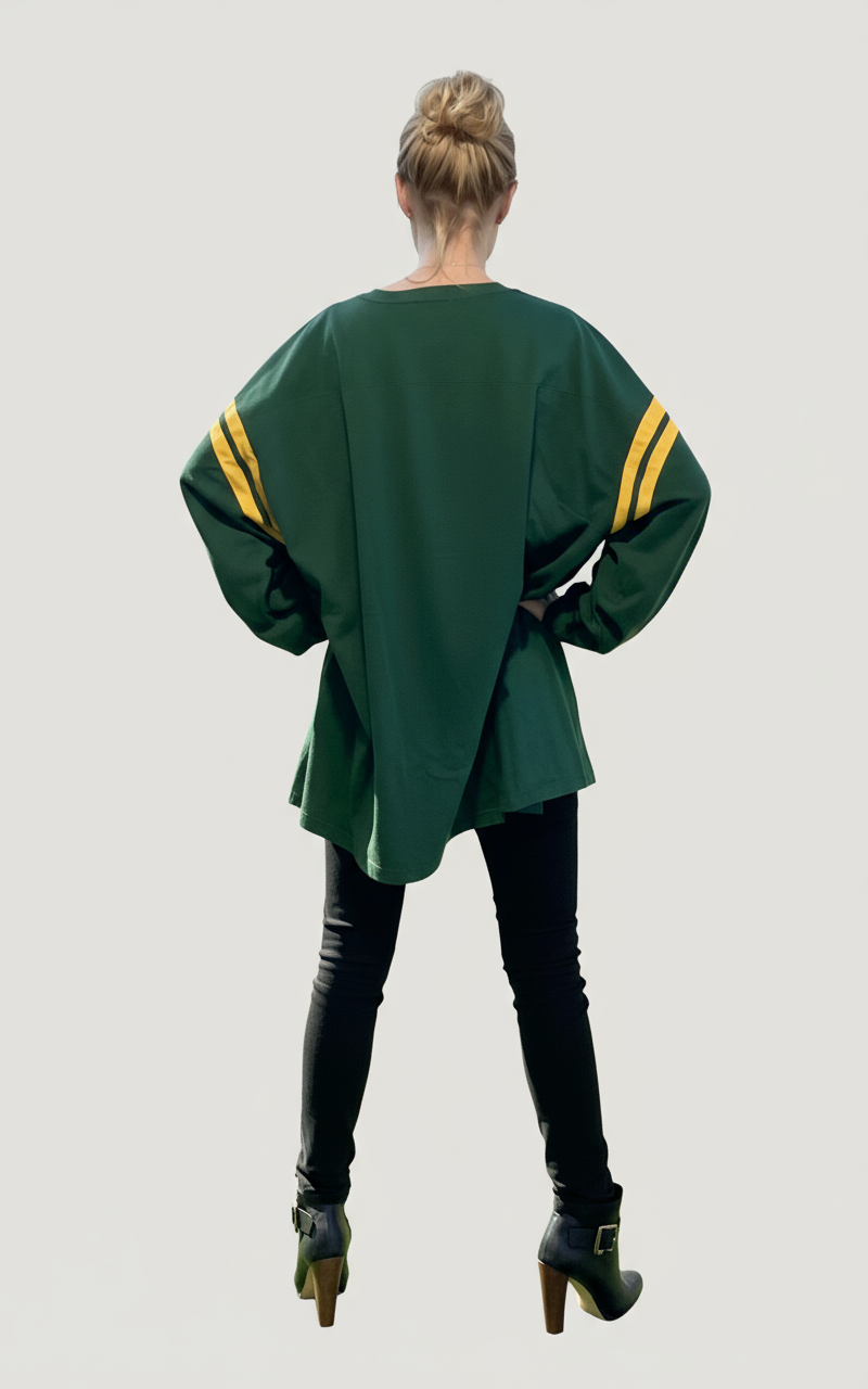 Oversized Packers Vintage Jersey T-shirt Mini Dress