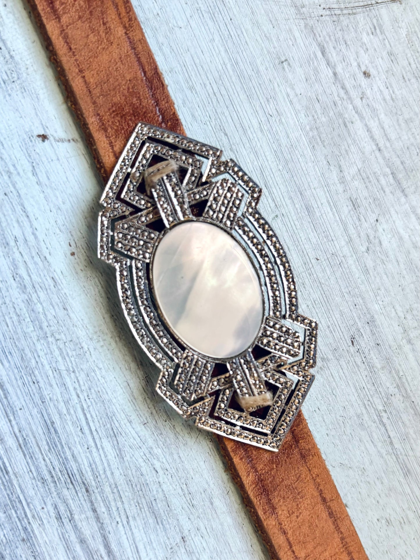 Handmade Leather Boho cuff Bracelet