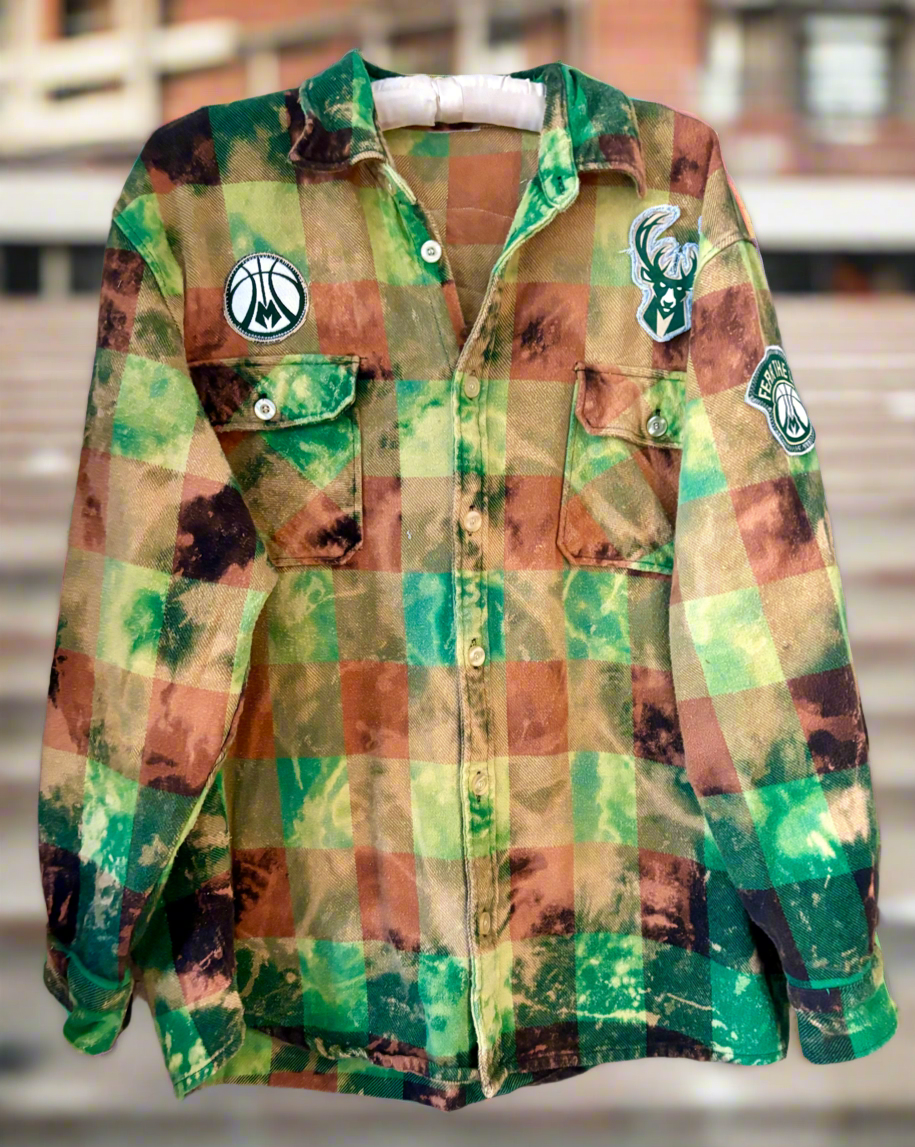 Reworked Game Day Flannel Shirt