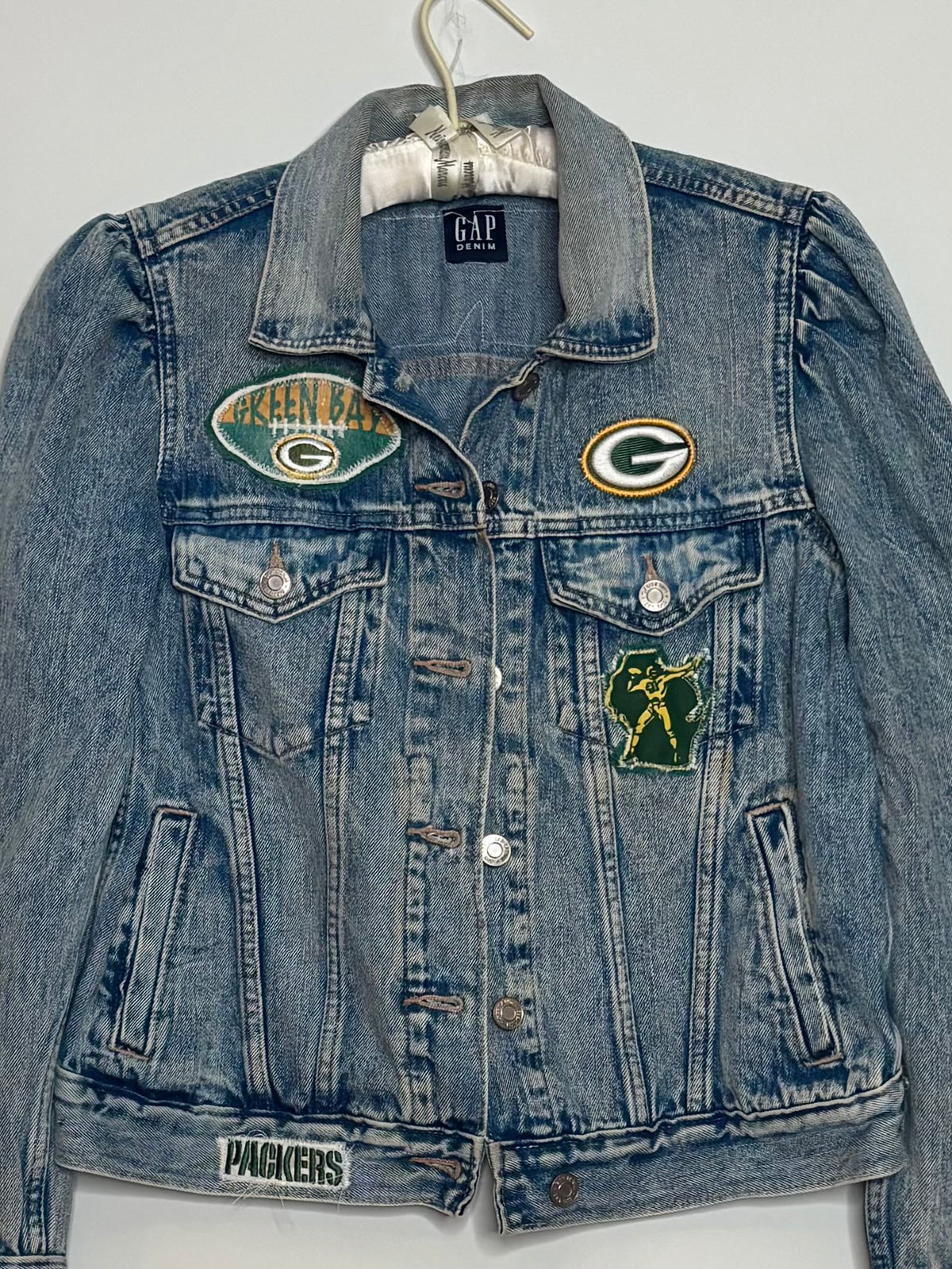 90’s GAP Stonewashed Game Day Denim Jean Jacket