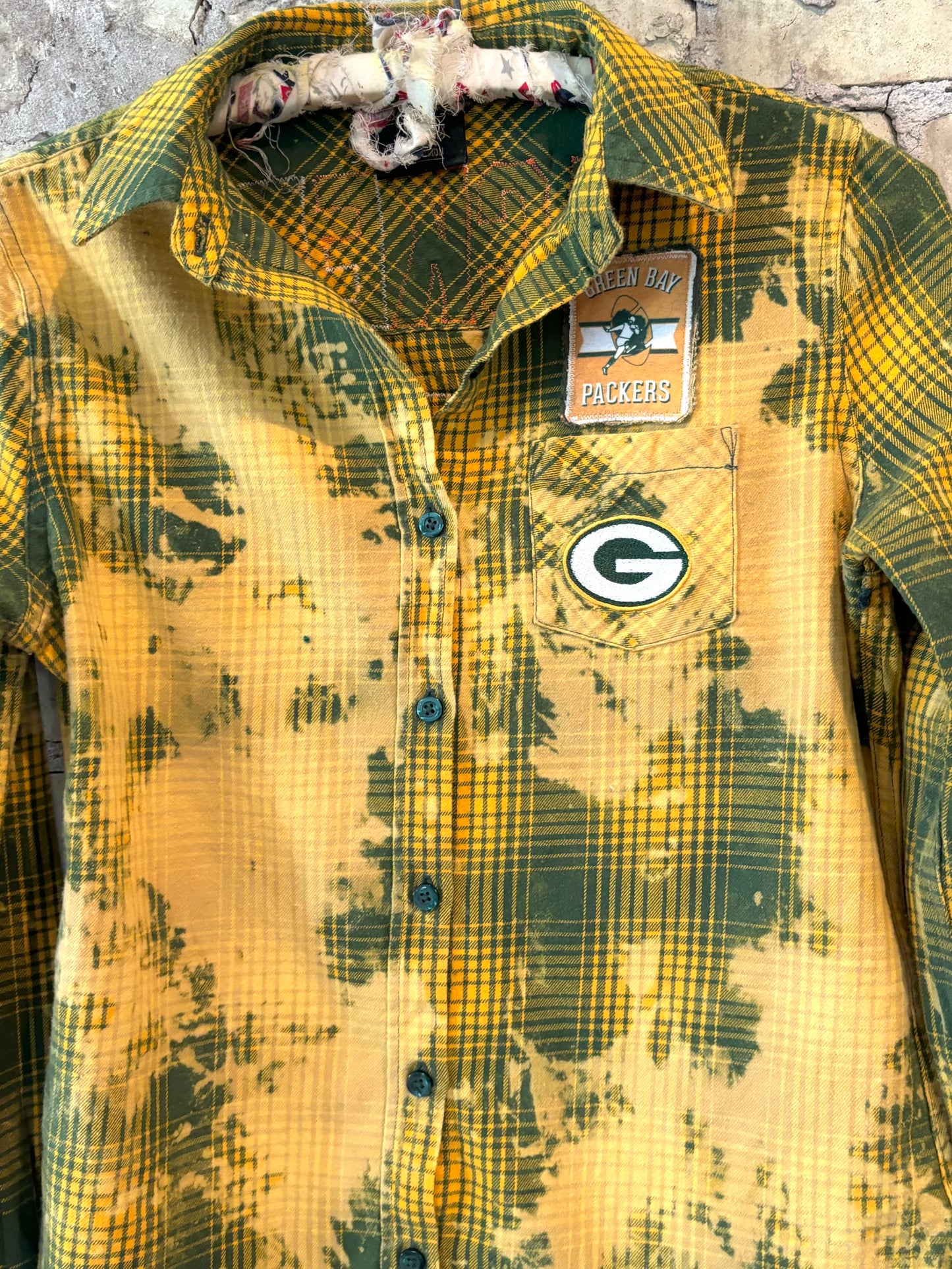 Reworked NFL Packers Game Day Flannel