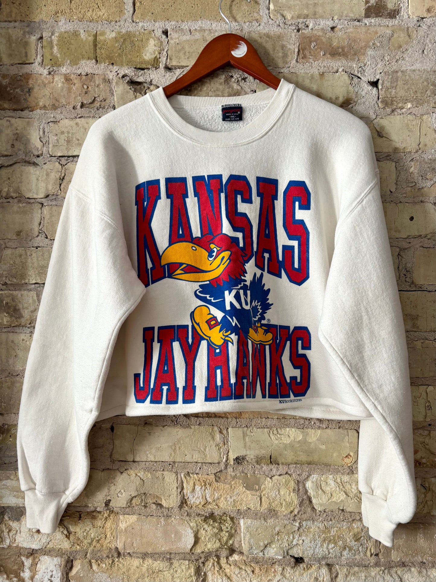 Vintage Jansport Kansas  Jayhawks Crewneck Sweatshirt