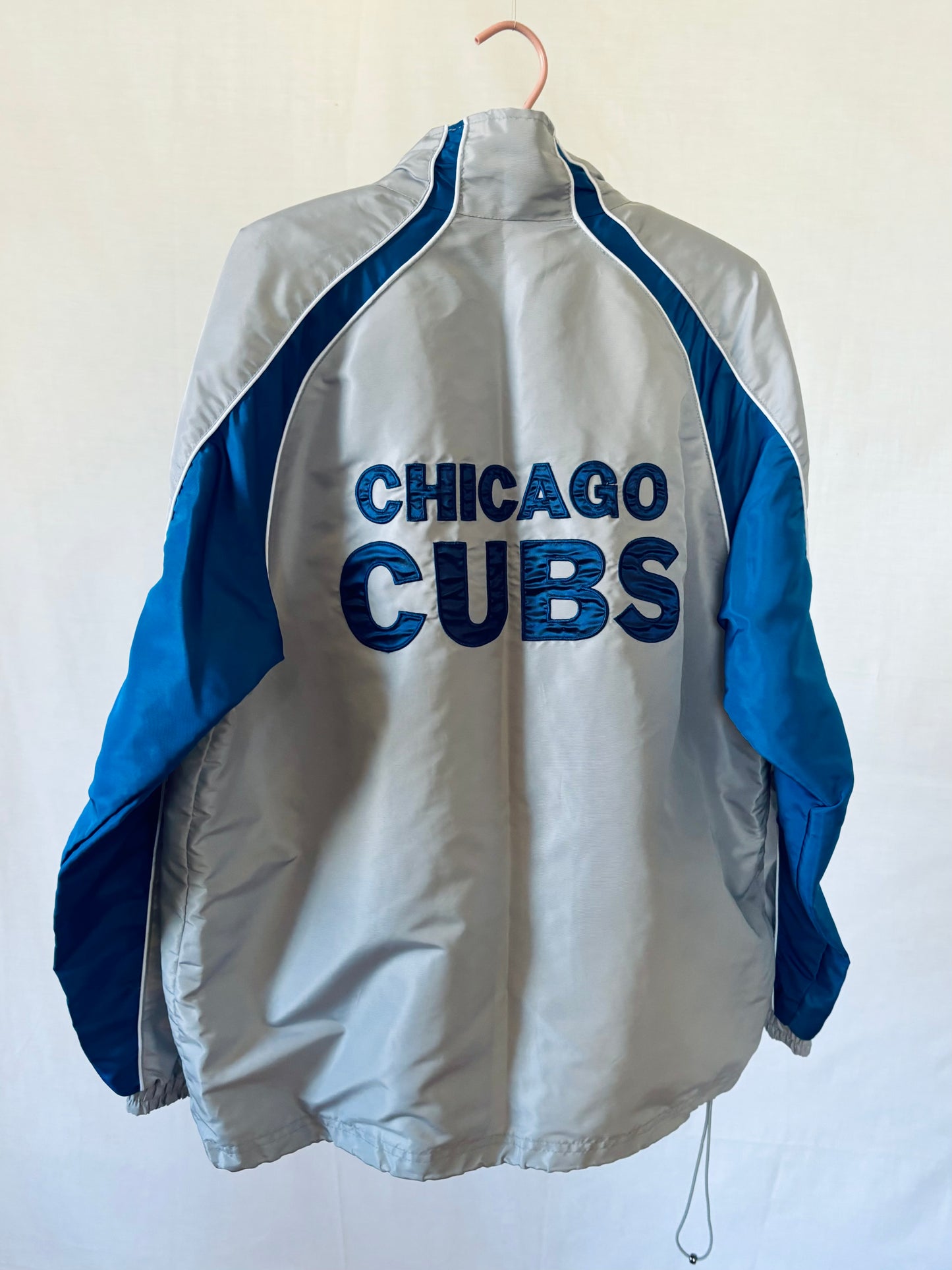 Retro 90s MLB Chicago Cubs Zip up color Block Coat Jacket