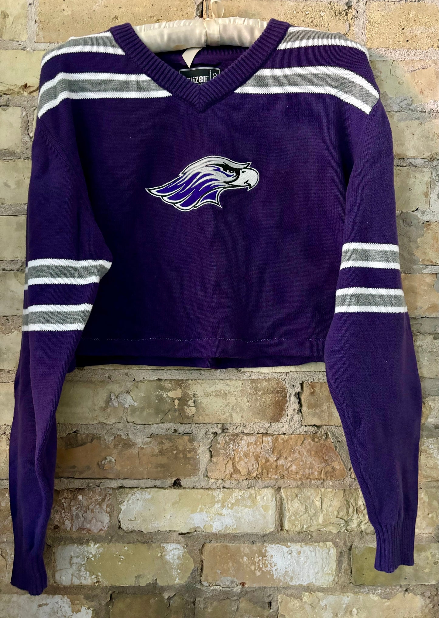 Vintage Reclaimed Baltimore Ravens Knit varsity sweater