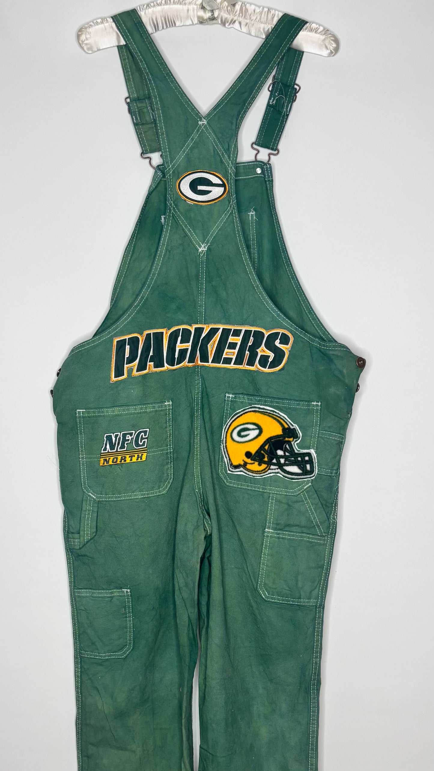 Over dyed Dickies Game Day Bib Overalls