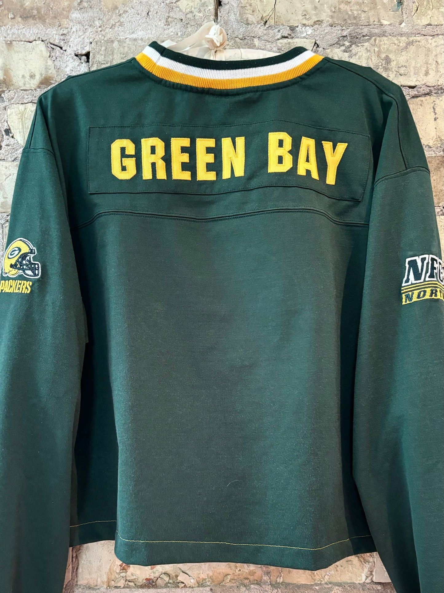 Vintage Green Bay Packers Gridiron Jersey Knit Throwback Tee