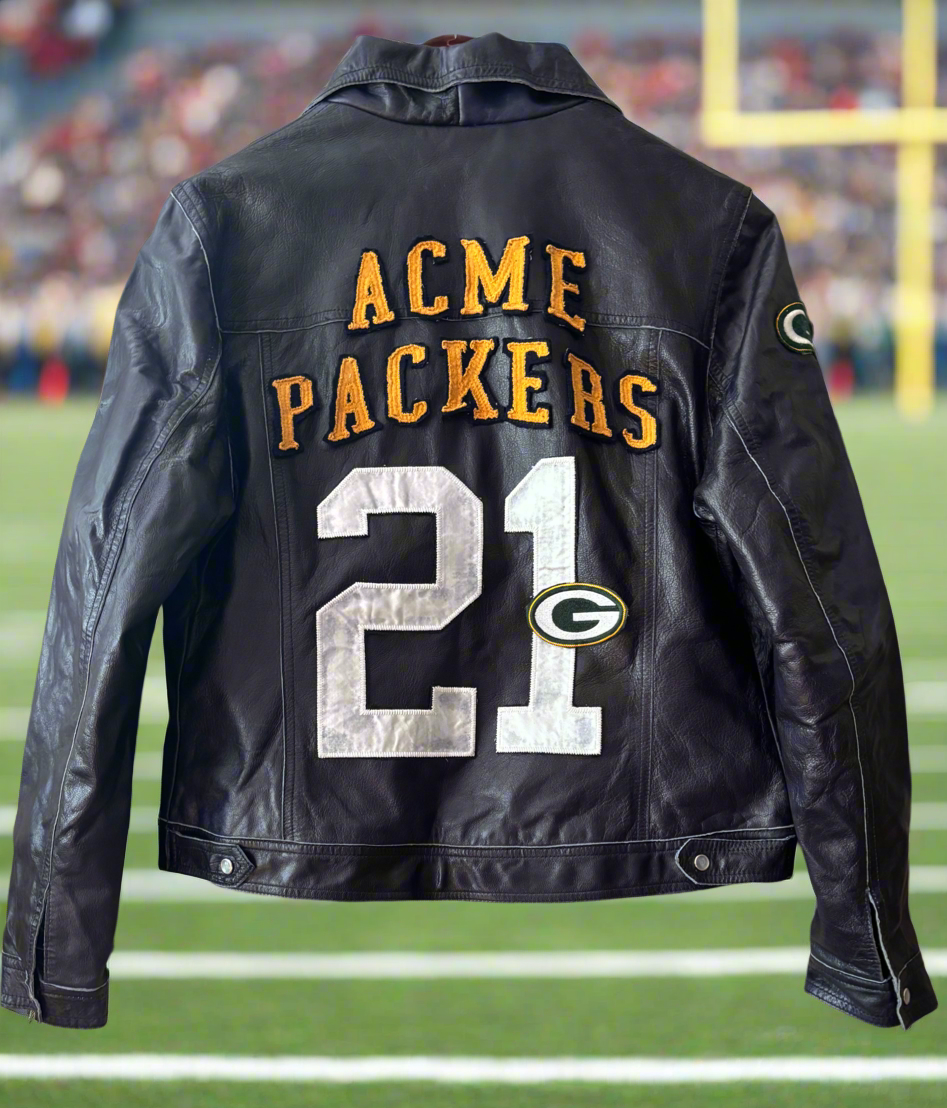 Reworked Leather Game Day Jacket