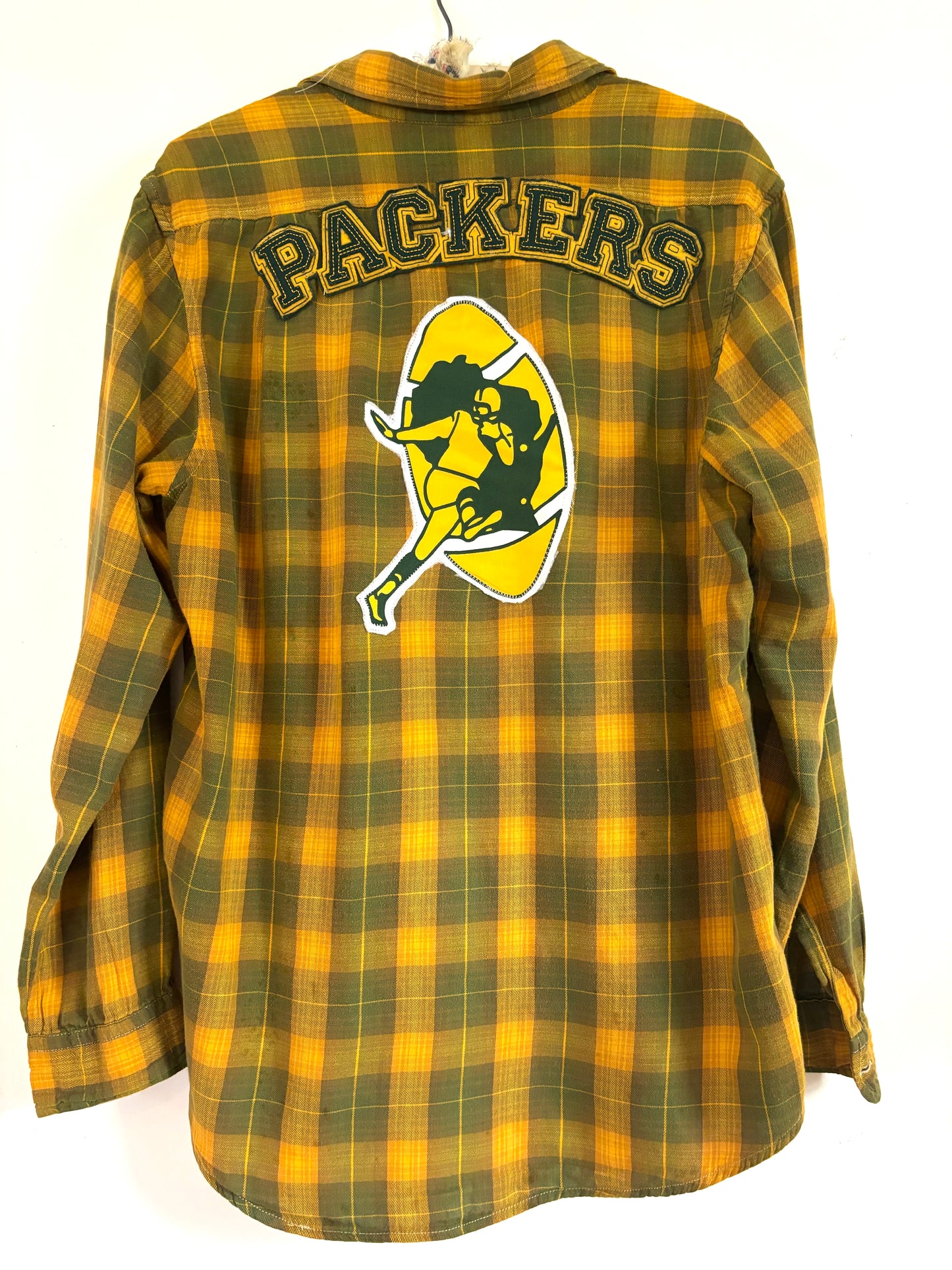 Reworked Packers Throwback Game Day Flannel