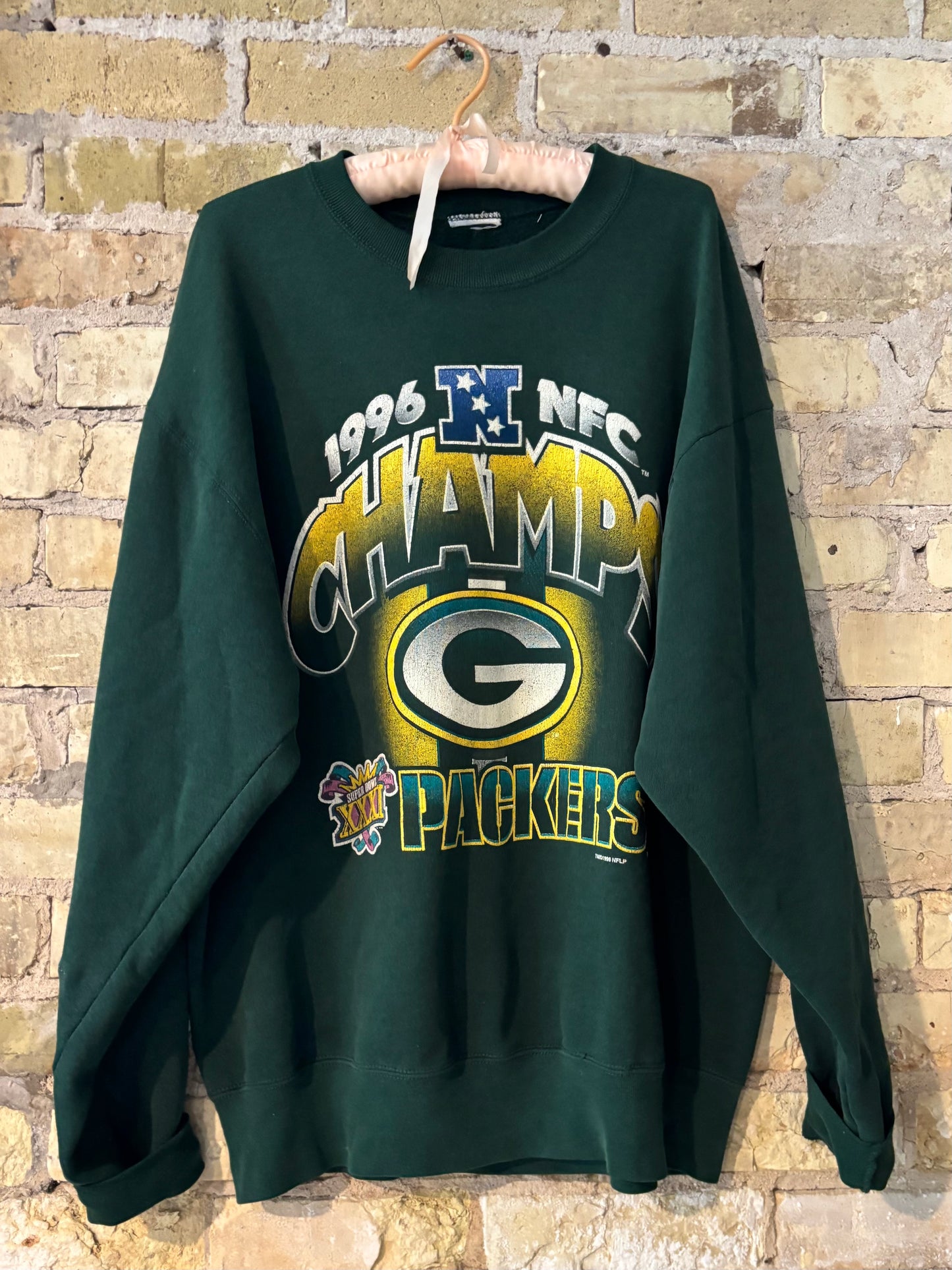 Vintage Green Bay Packers 1996 NFC CHAMPS Superbowl Crewneck