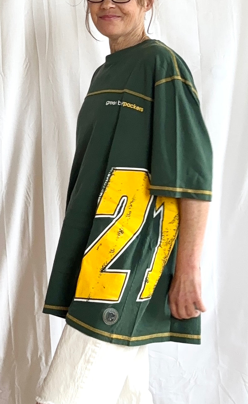 Vintage Y2K Green Bay Packers Gridiron Classic oversized Tee