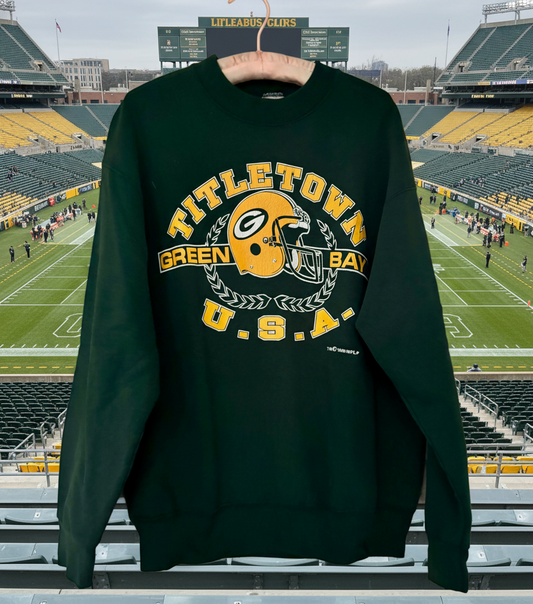 Vintage 90’s Green Bay Packers TITLETOWN USA Crewneck