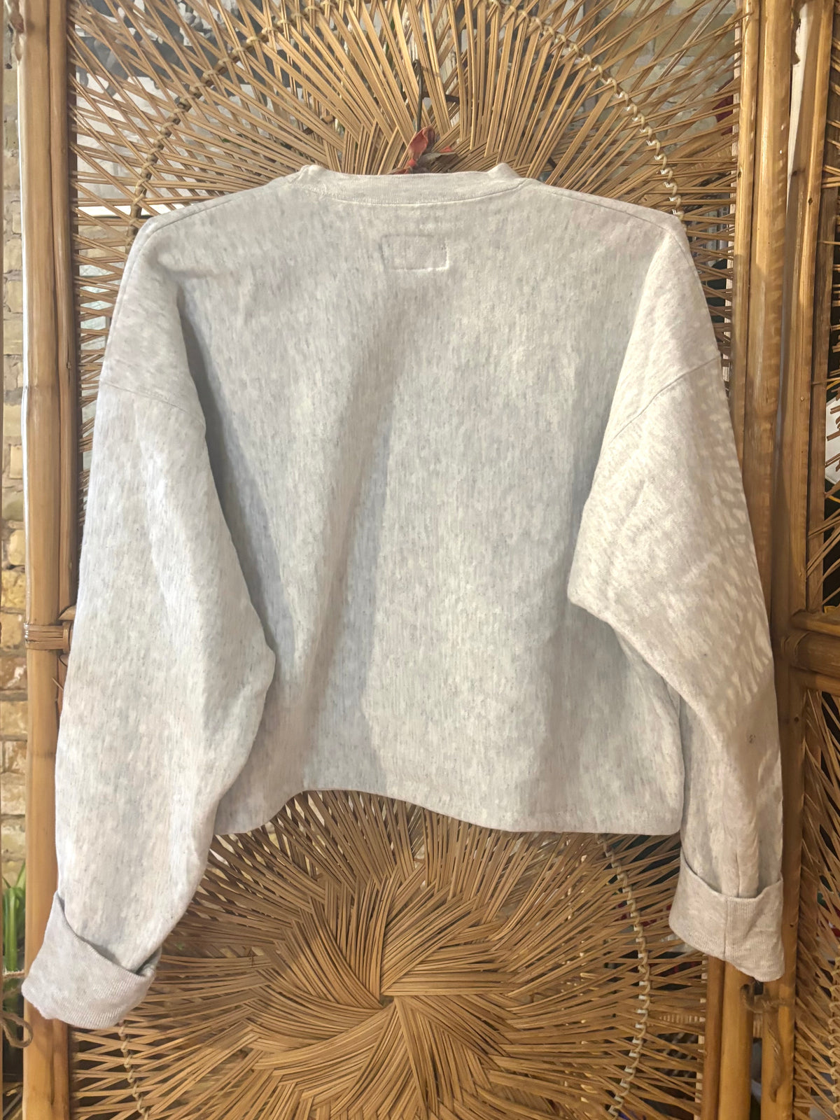 90’s Retro Heather Cropped crewneck
