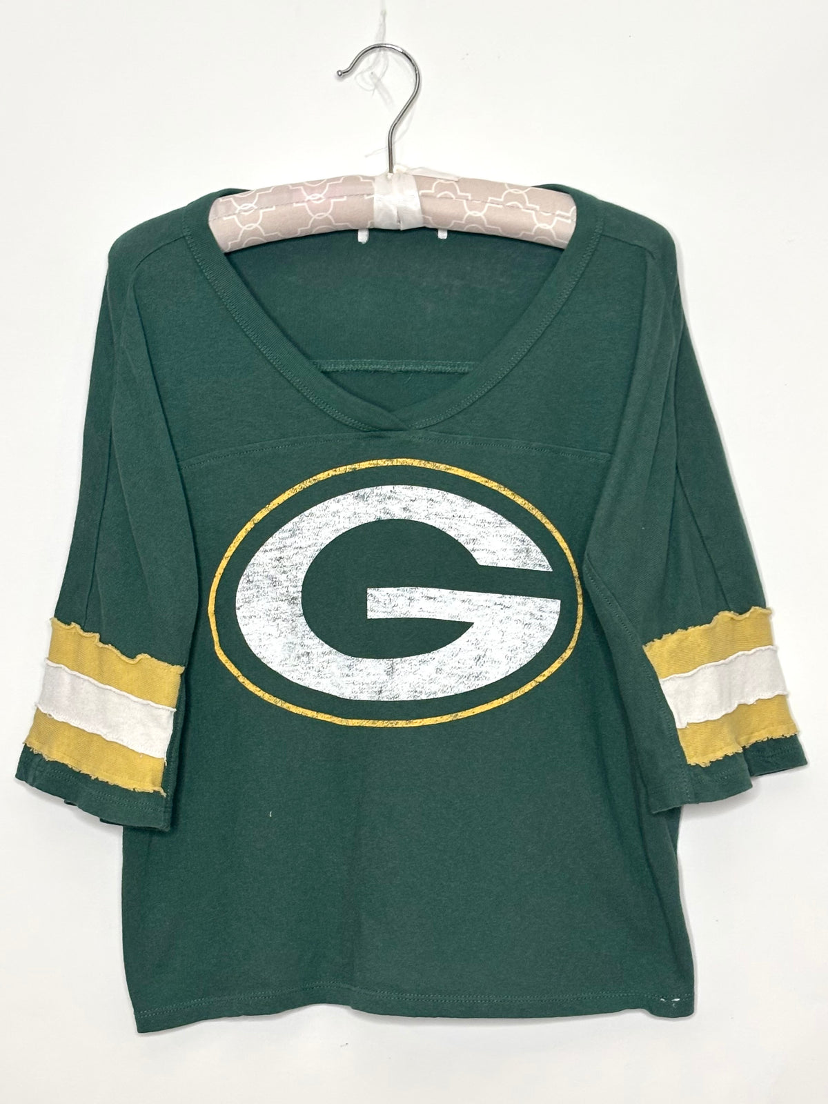 Vintage Cropped Throwback Jersey Tee