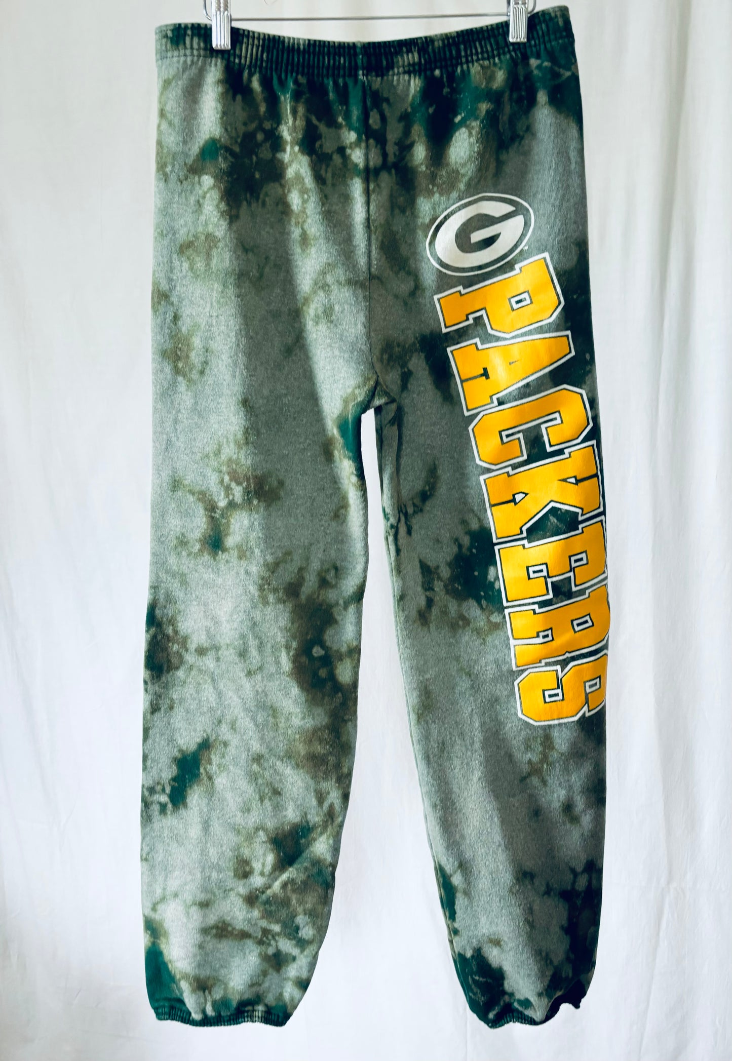 Green Bay Packers Retro Distressed High waisted jogging pants sweats