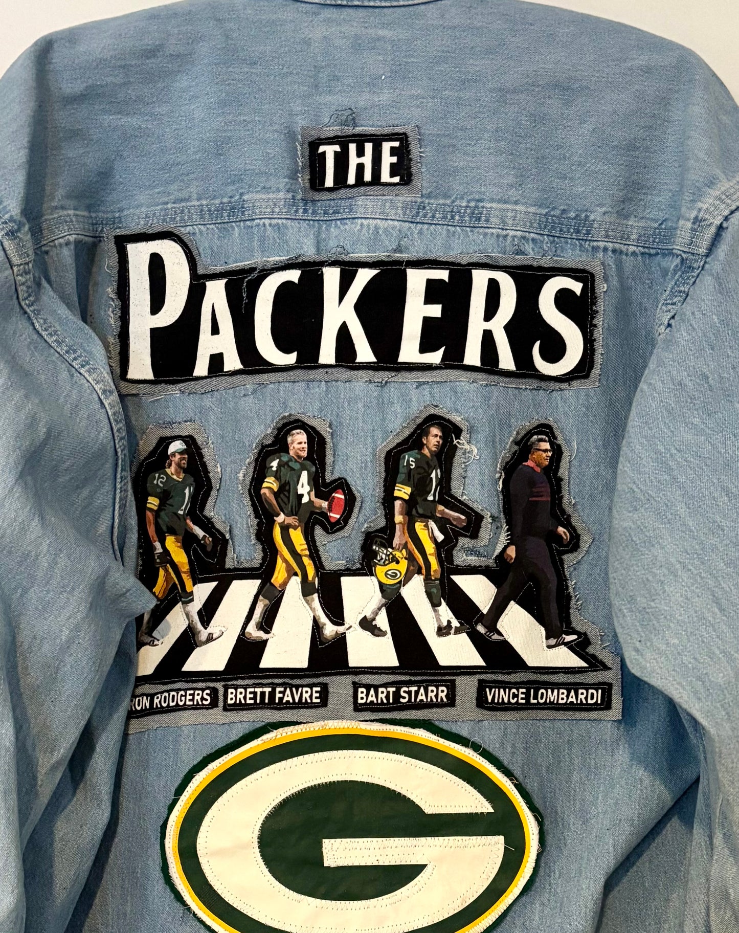 Reworked 90’s Packers Game Day Denim Shirt