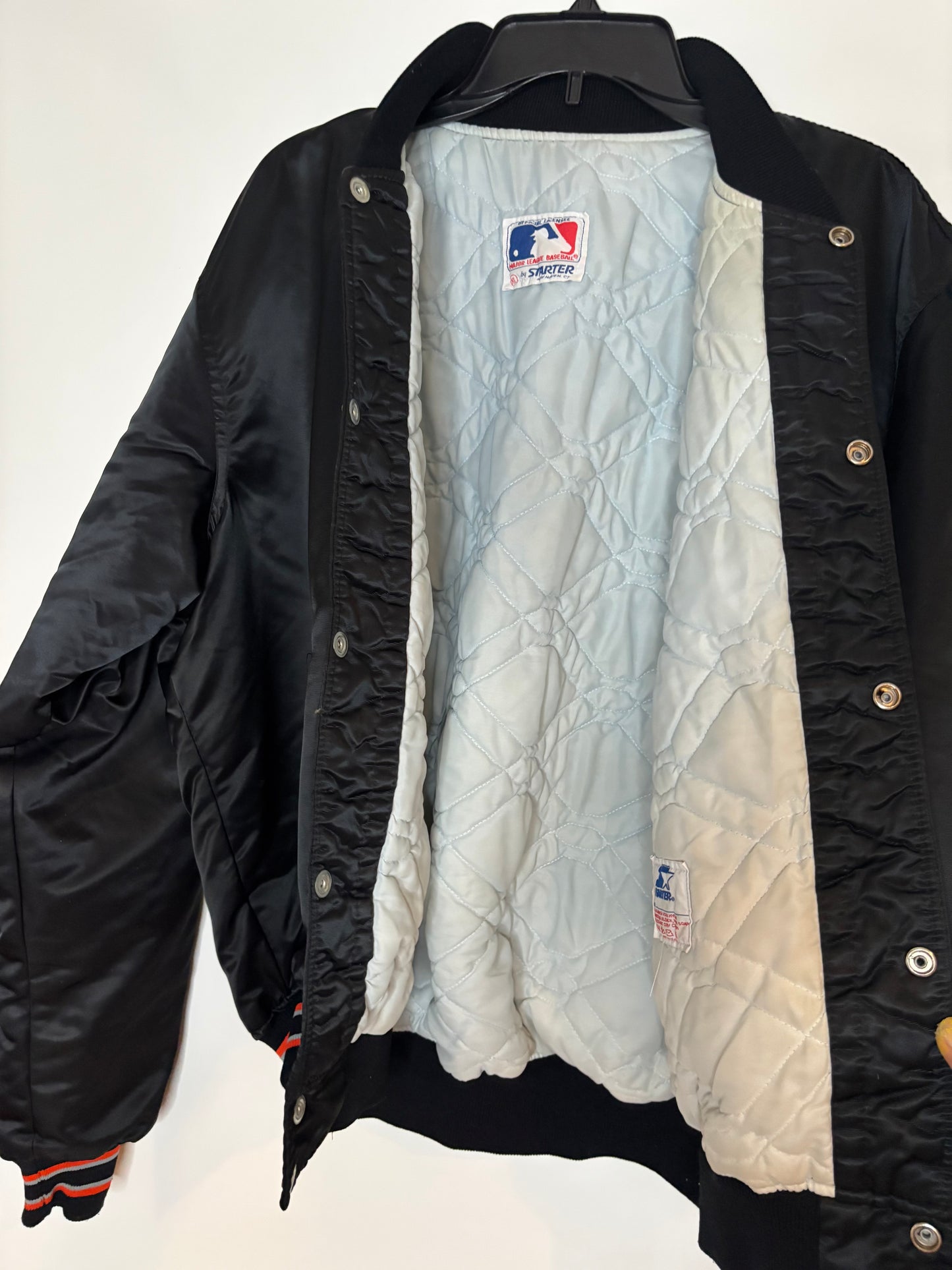 Vintage 80’s 90’s San Francisco Giants satin bomber Varsity STARTER jacket
